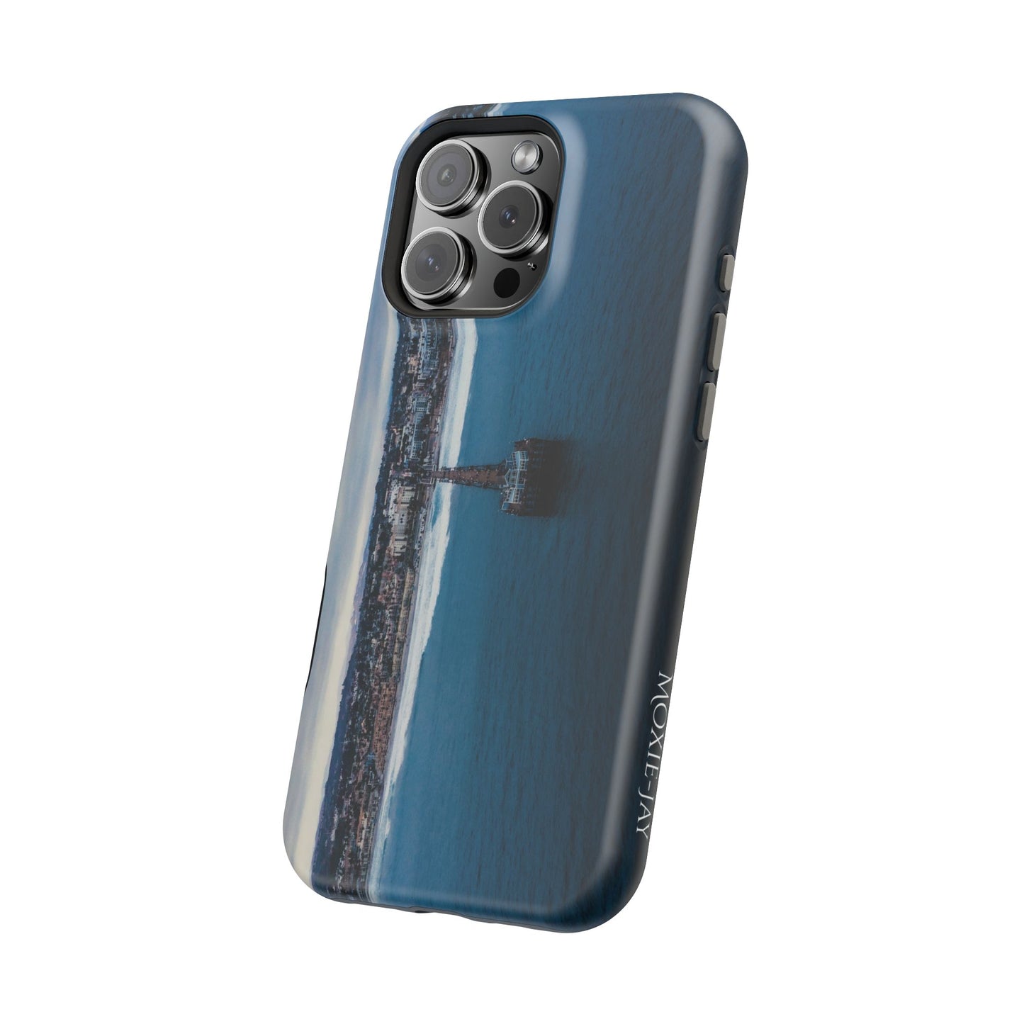 Phone Case - Oceanside CA Pier Sunset Design by Moxie-Jay