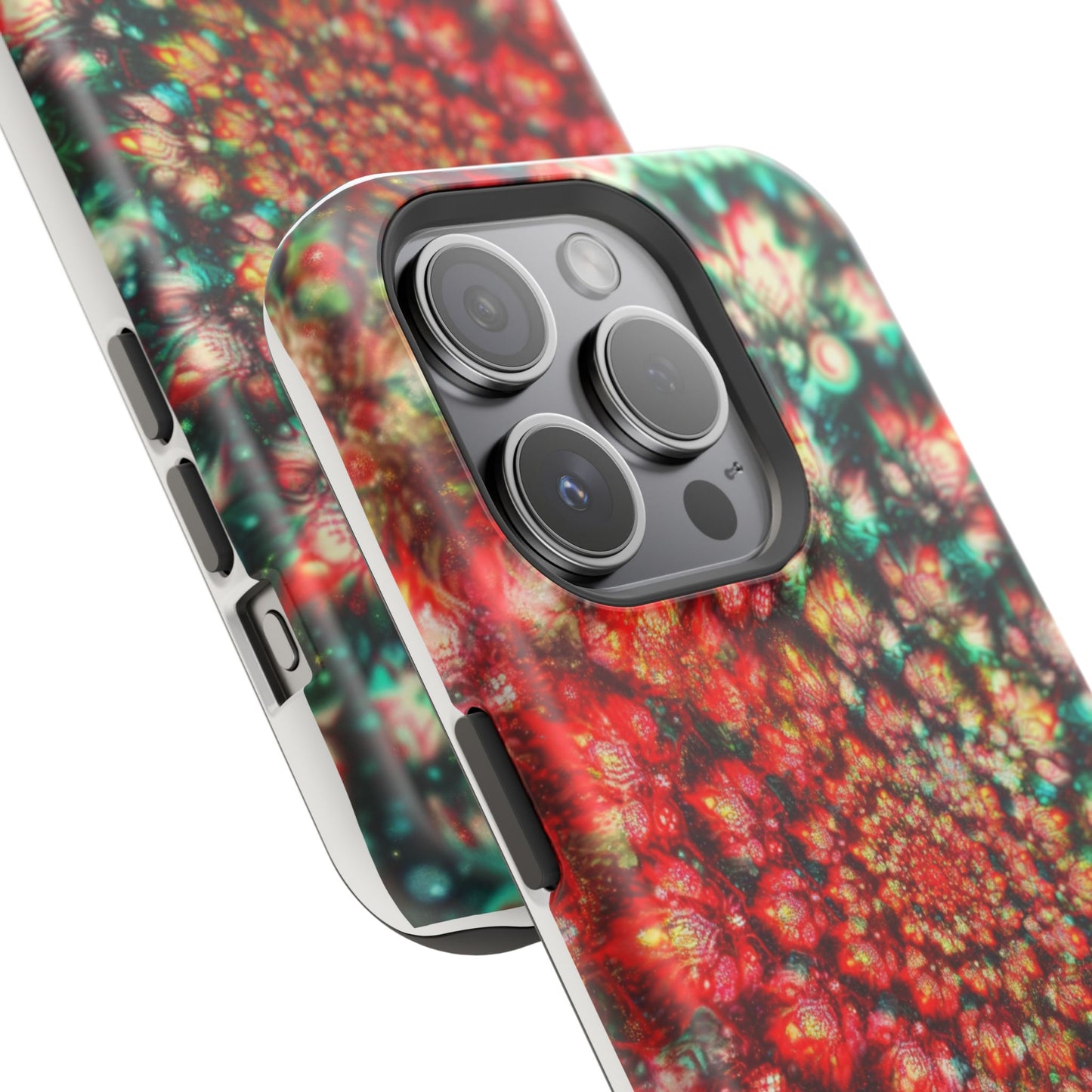 Luxurious Magnetic Wireless Charging Tough iPhone Case - "Psychedelic Dreams" by Moxie-Jay