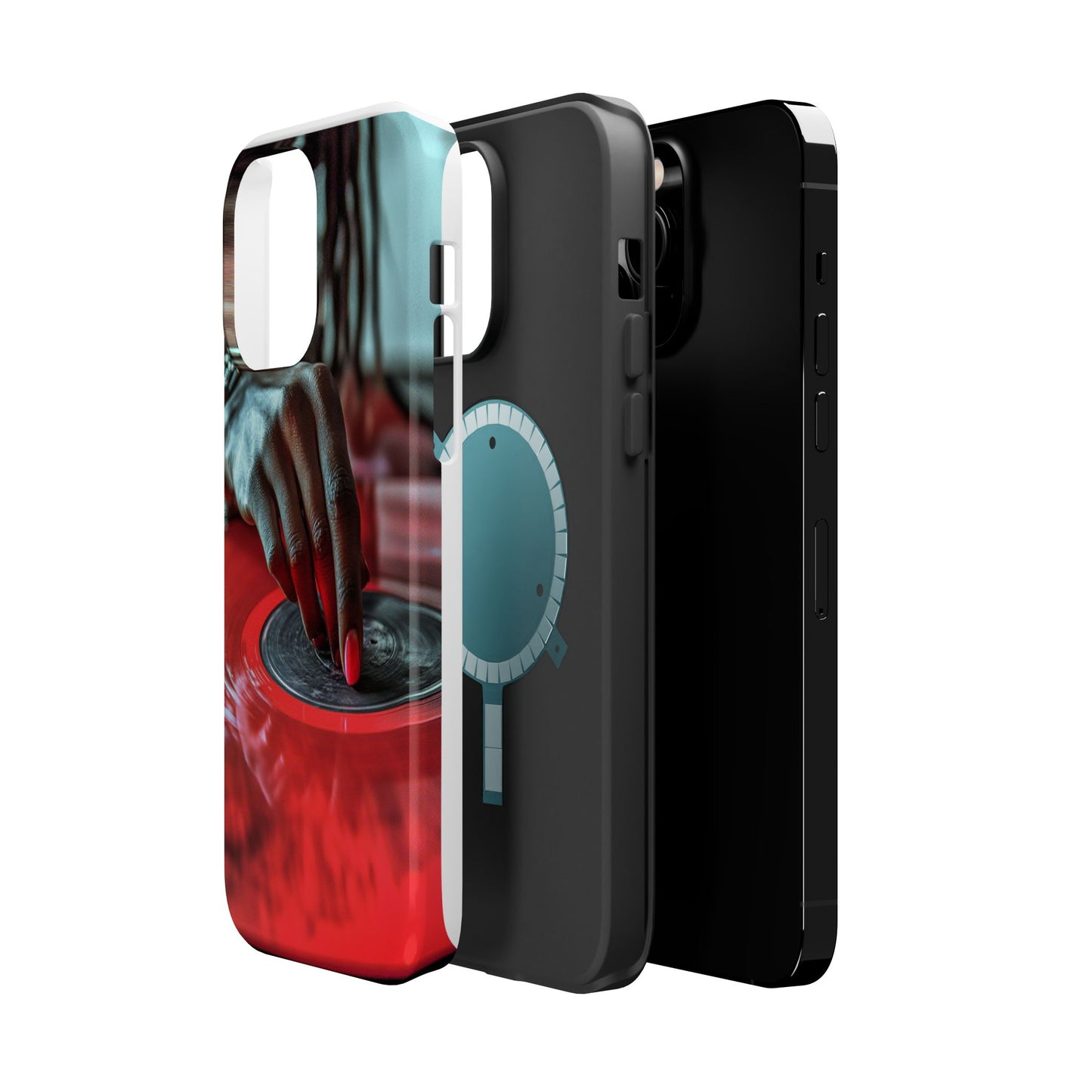 Luxurious MagSafe® Compatible iPhone Case - "Vinyl Groove" by Moxie-Jay