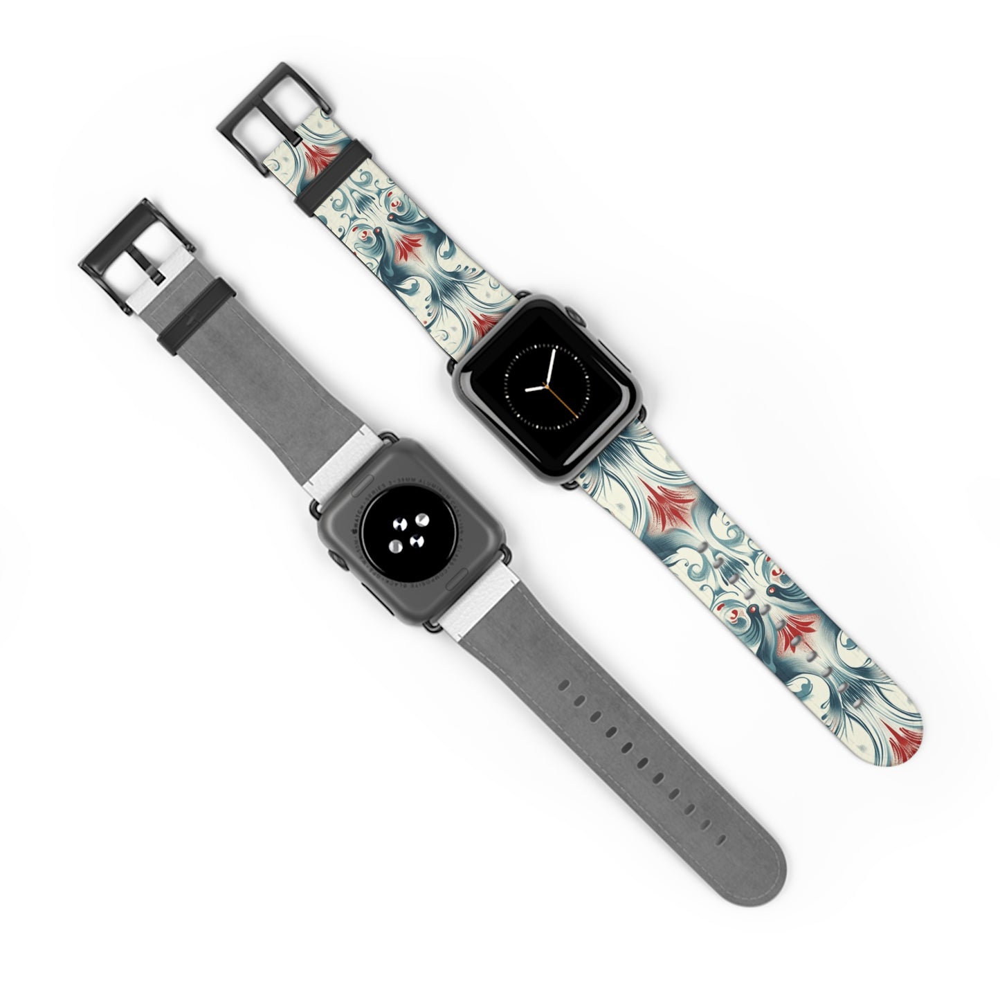Vintage Floral Watch Band - Elegant Design for Apple Watch