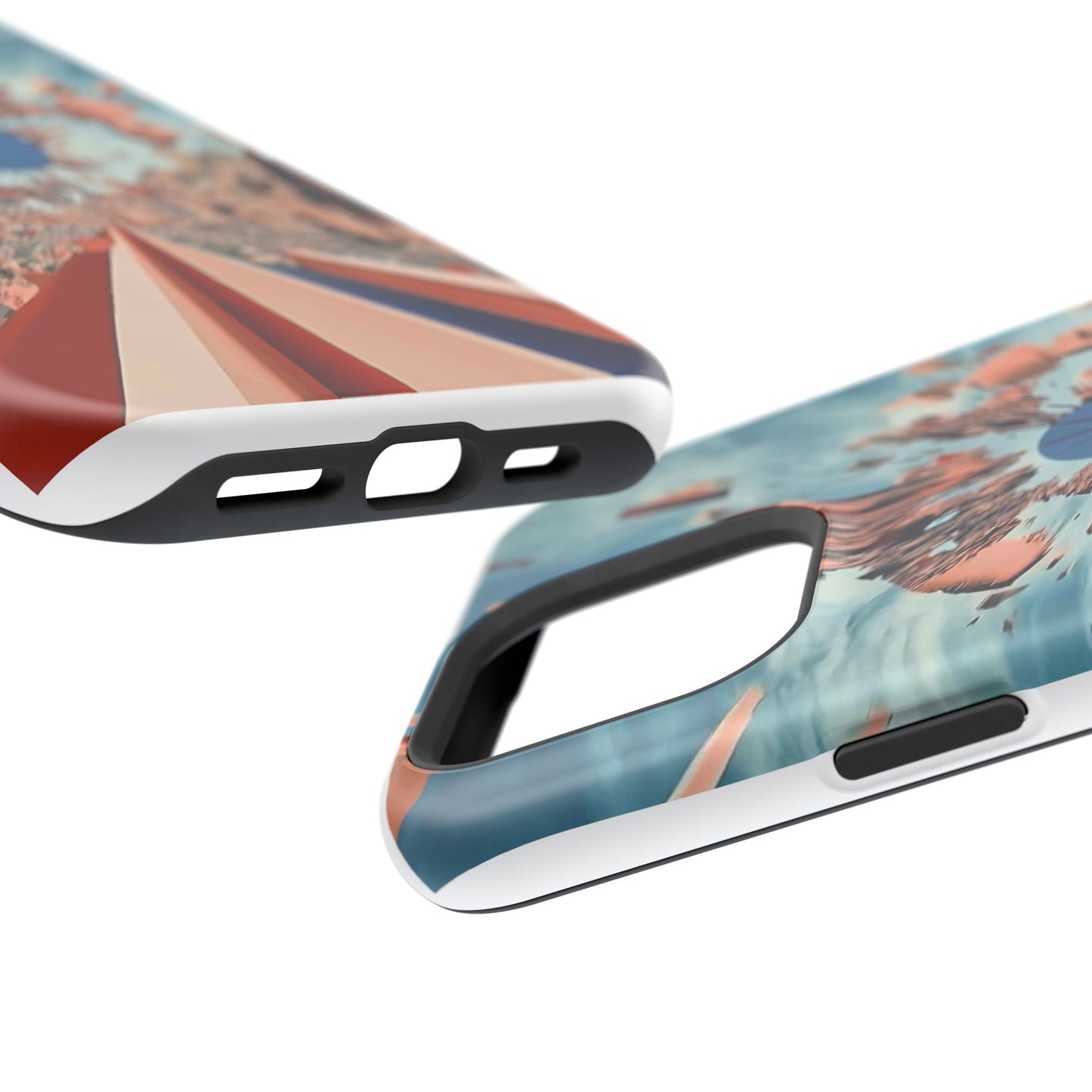 Phone Case with 'World at 10000 MPH' Art by Moxie Jay