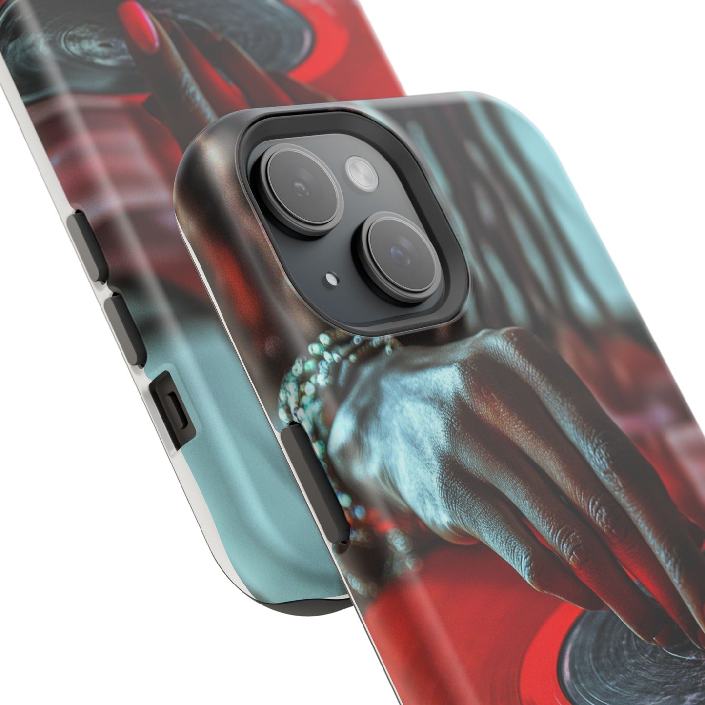 Luxurious MagSafe® Compatible iPhone Case - "Vinyl Groove" by Moxie-Jay