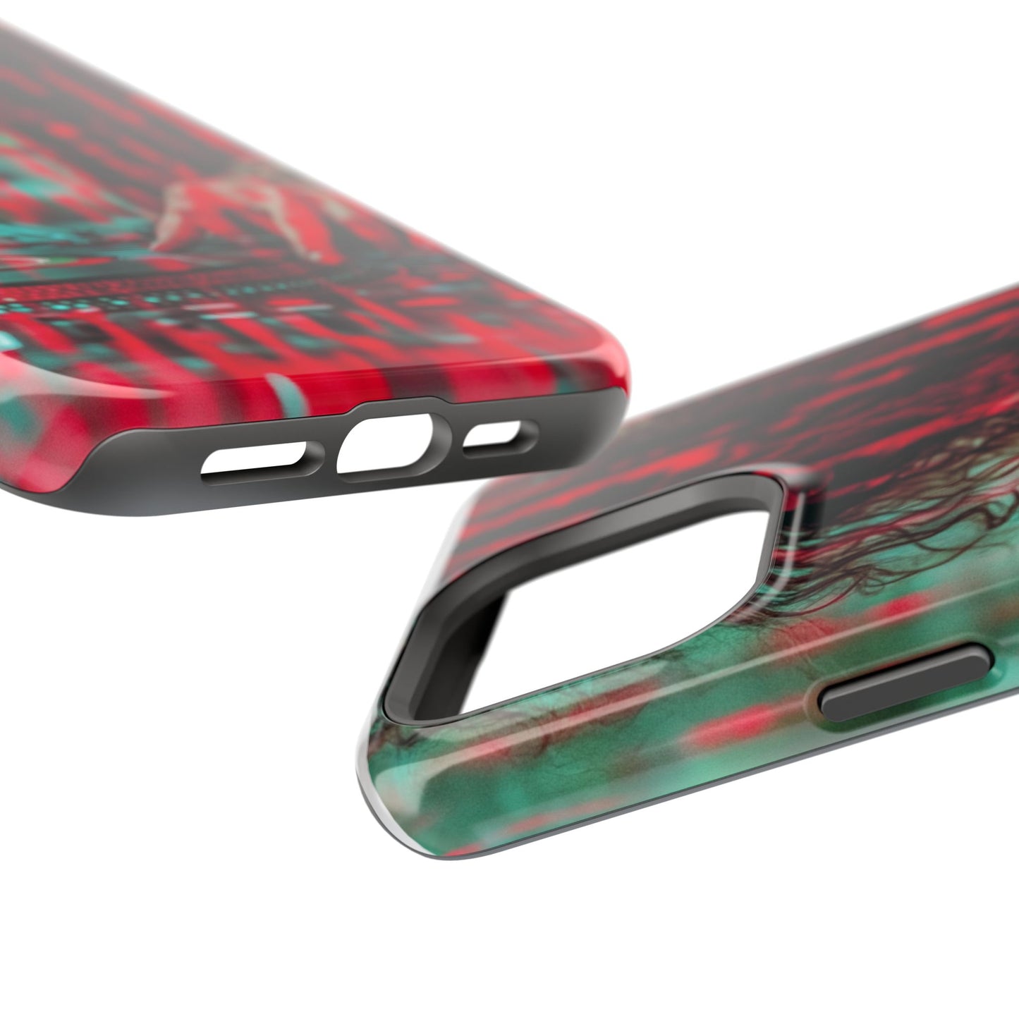 "Vinyl Virtuoso" Luxury Magnetic Wireless Charging iPhone Case by Moxie Jay