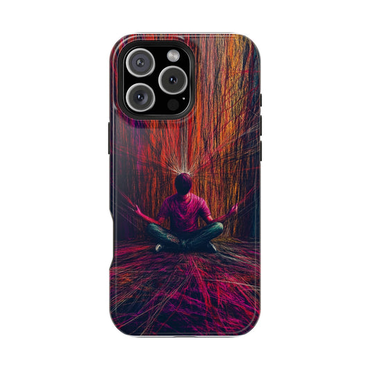 Luxurious Magnetic Wireless Charging Tough iPhone Case - "Transcendence" by Moxie-Jay