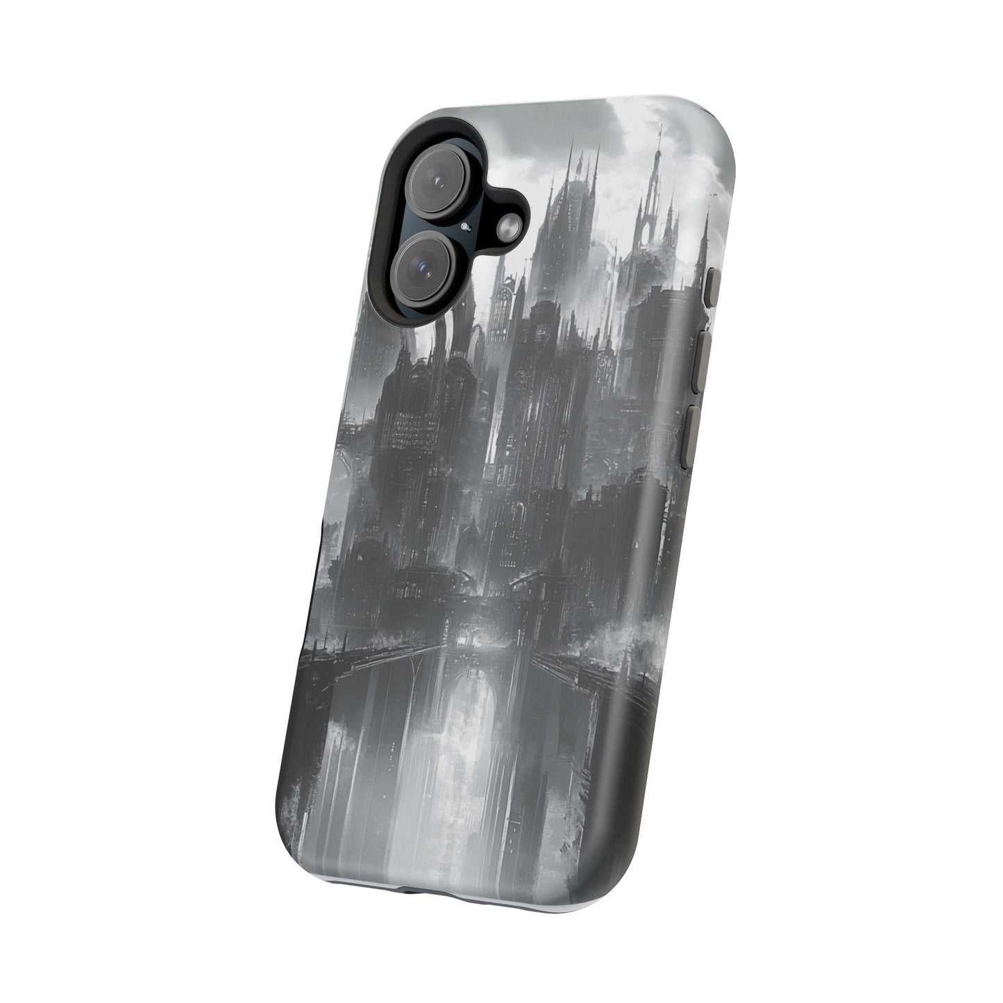 iPhone Magnetic Tough Case - Futuristic Gotham Design by Moxie Jay