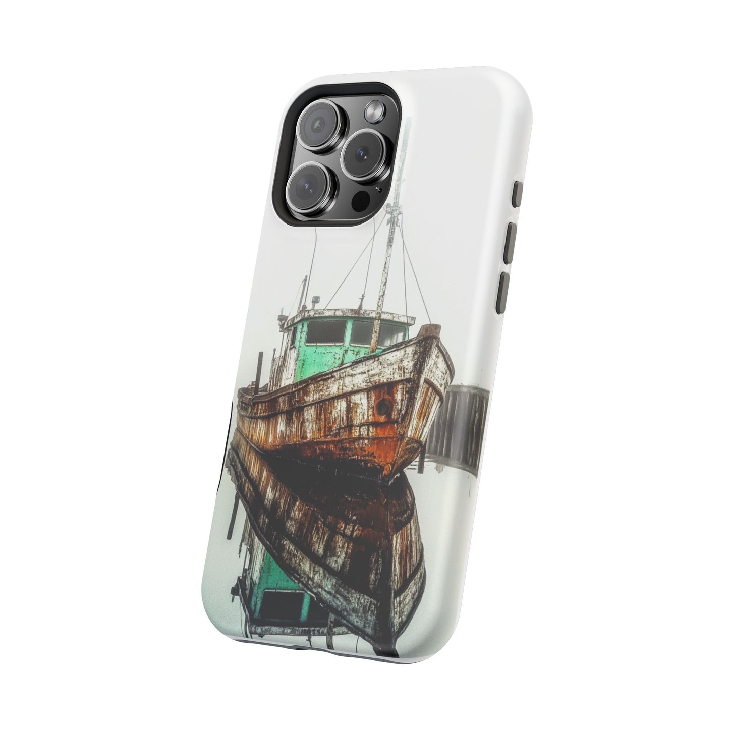 Rustic Boat Magnetic Tough Case for iPhone - Durable & Stylish Protection