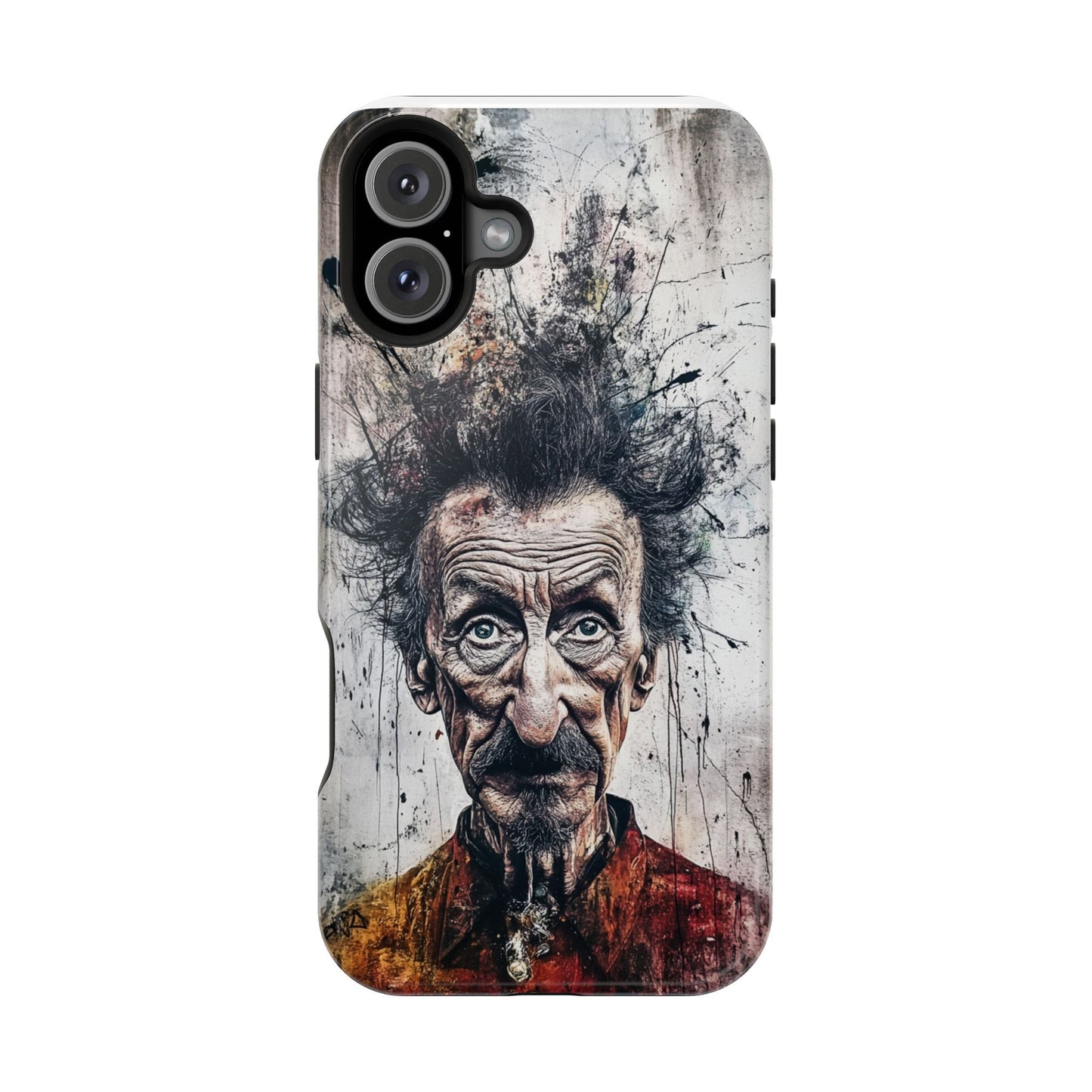 Luxurious Magnetic Wireless Charging Tough iPhone Case - "Demonic Dali" by Moxie-Jay