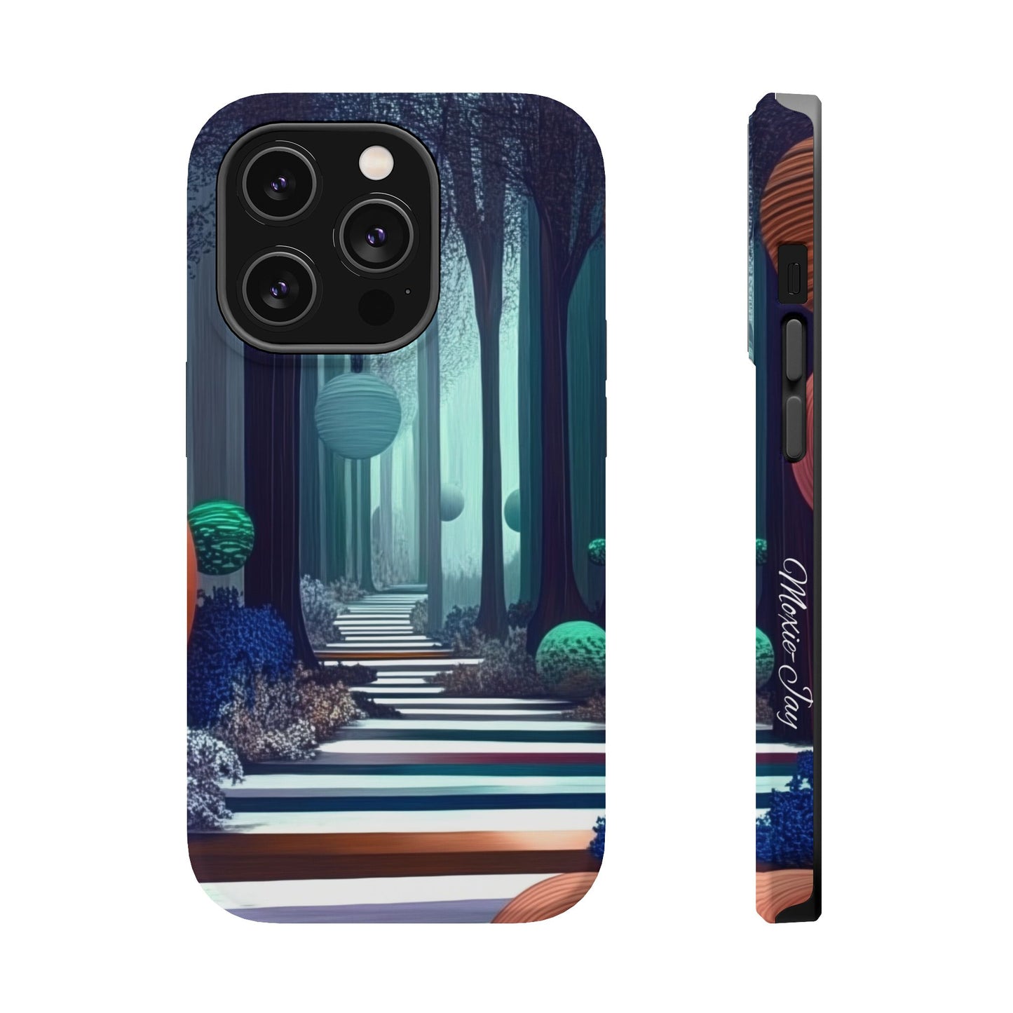 Wonderland Descent: Moxie-Jay's Magnetic iPhone Masterpiece