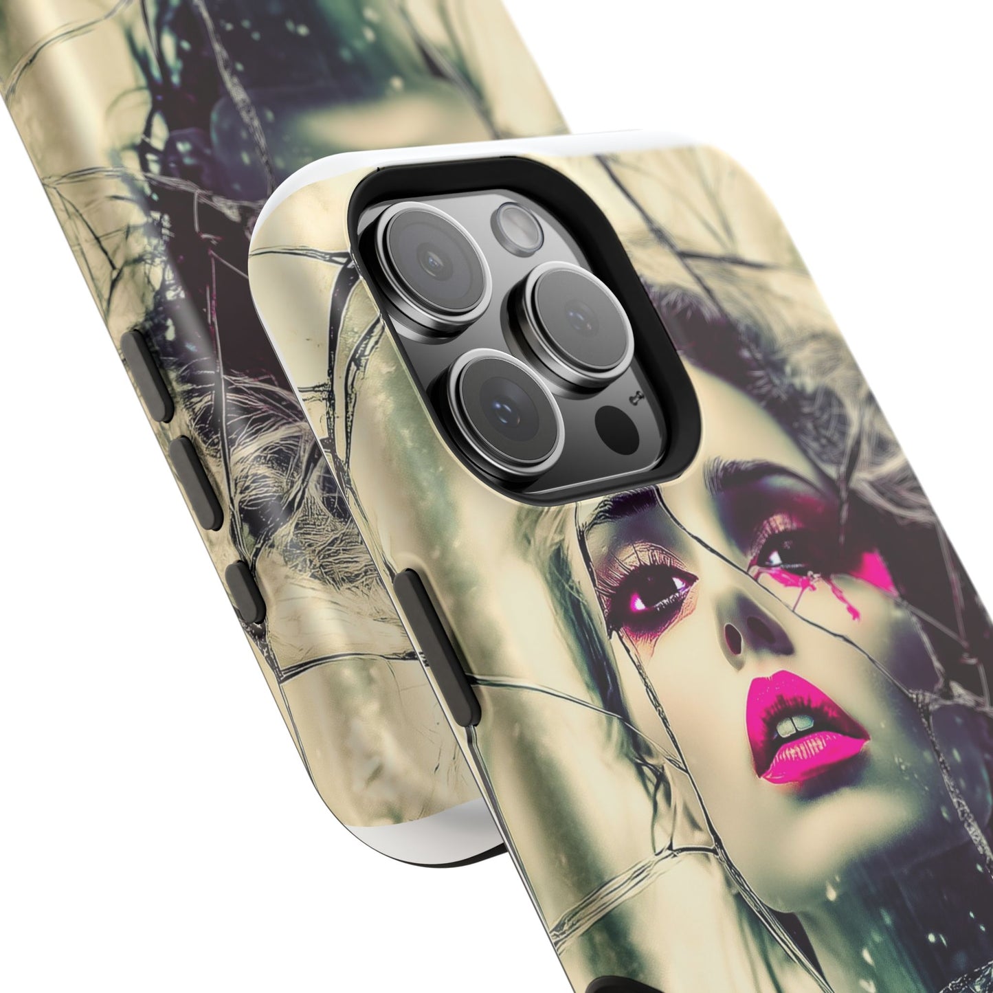 Phone Cases - Shattered Glass Design by Moxie-jay