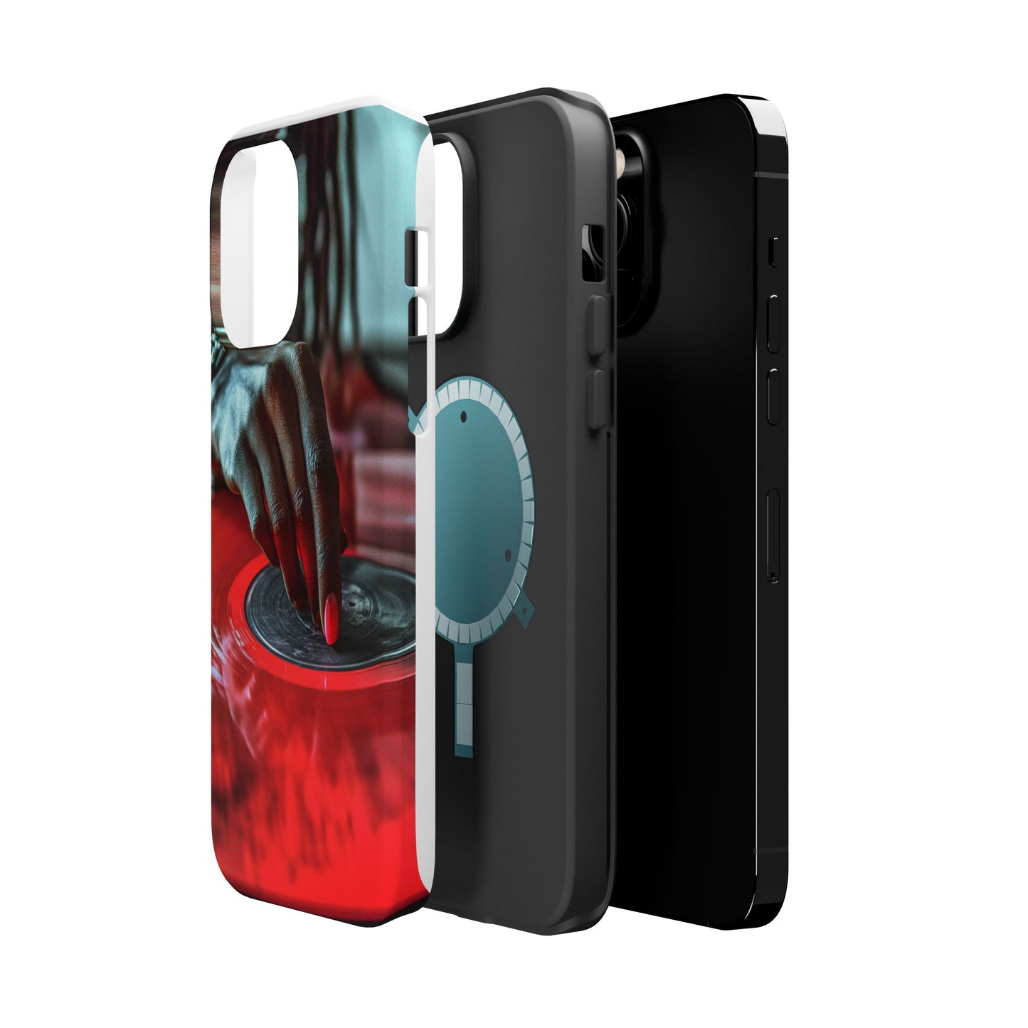 Luxurious MagSafe® Compatible iPhone Case - "Vinyl Groove" by Moxie-Jay