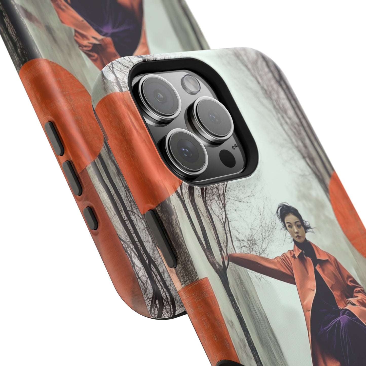 Tough iPhone Case - 'Floating Grace' Abstract Art