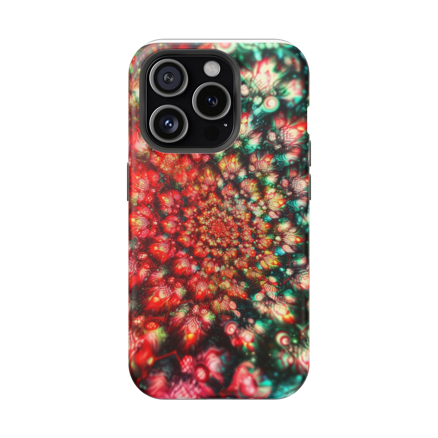 Luxurious Magnetic Wireless Charging Tough iPhone Case - "Psychedelic Dreams" by Moxie-Jay