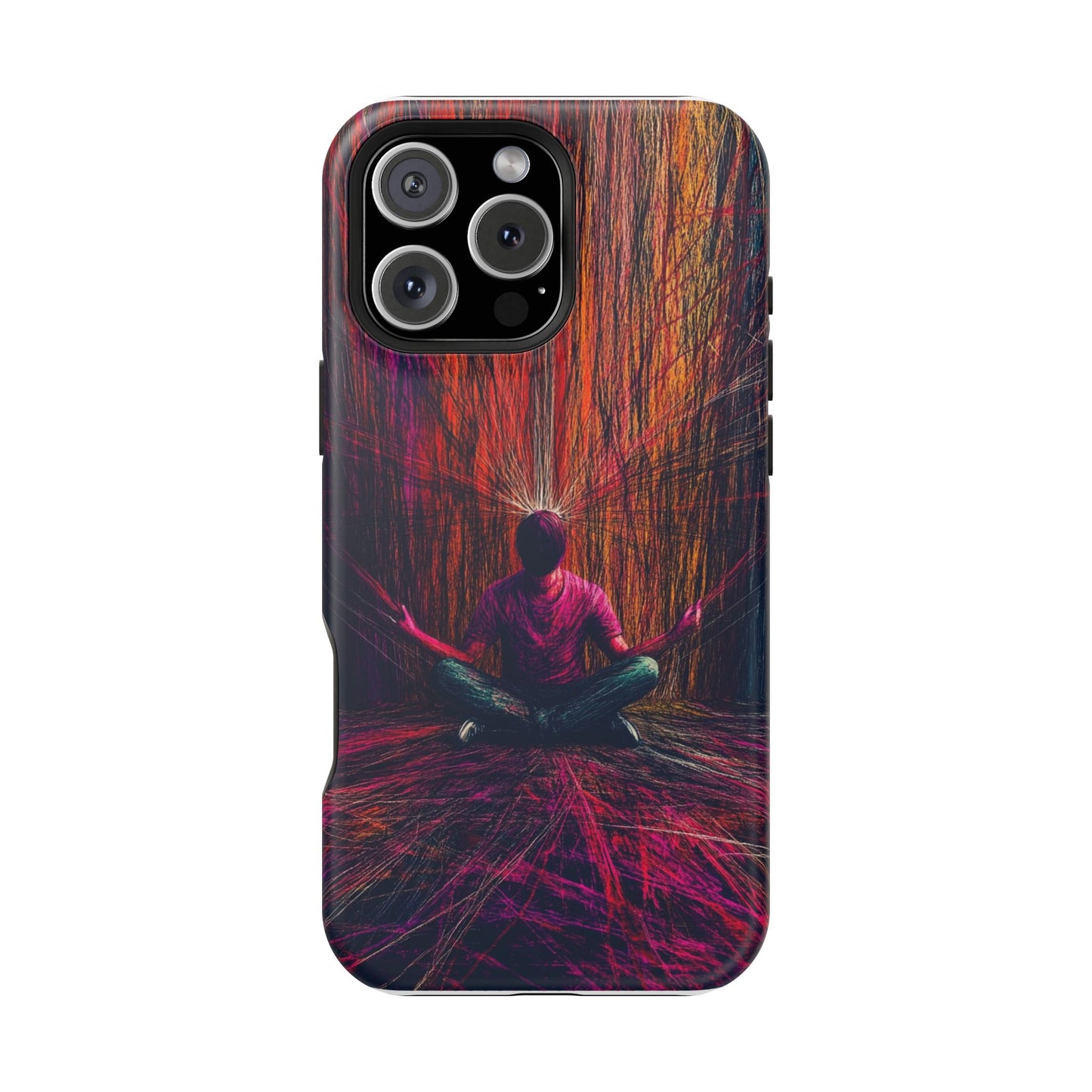 Luxurious Magnetic Wireless Charging Tough iPhone Case - "Transcendence" by Moxie-Jay