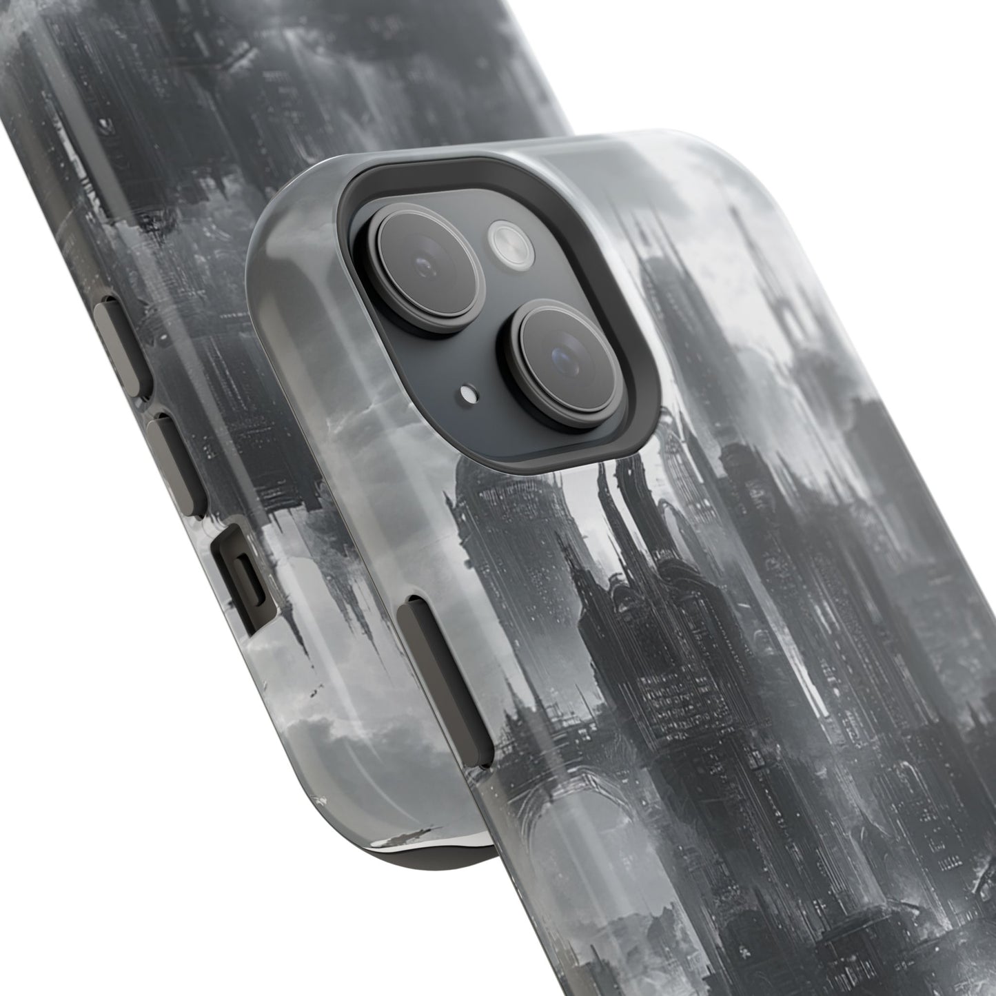 iPhone Magnetic Tough Case - Futuristic Gotham Design by Moxie Jay