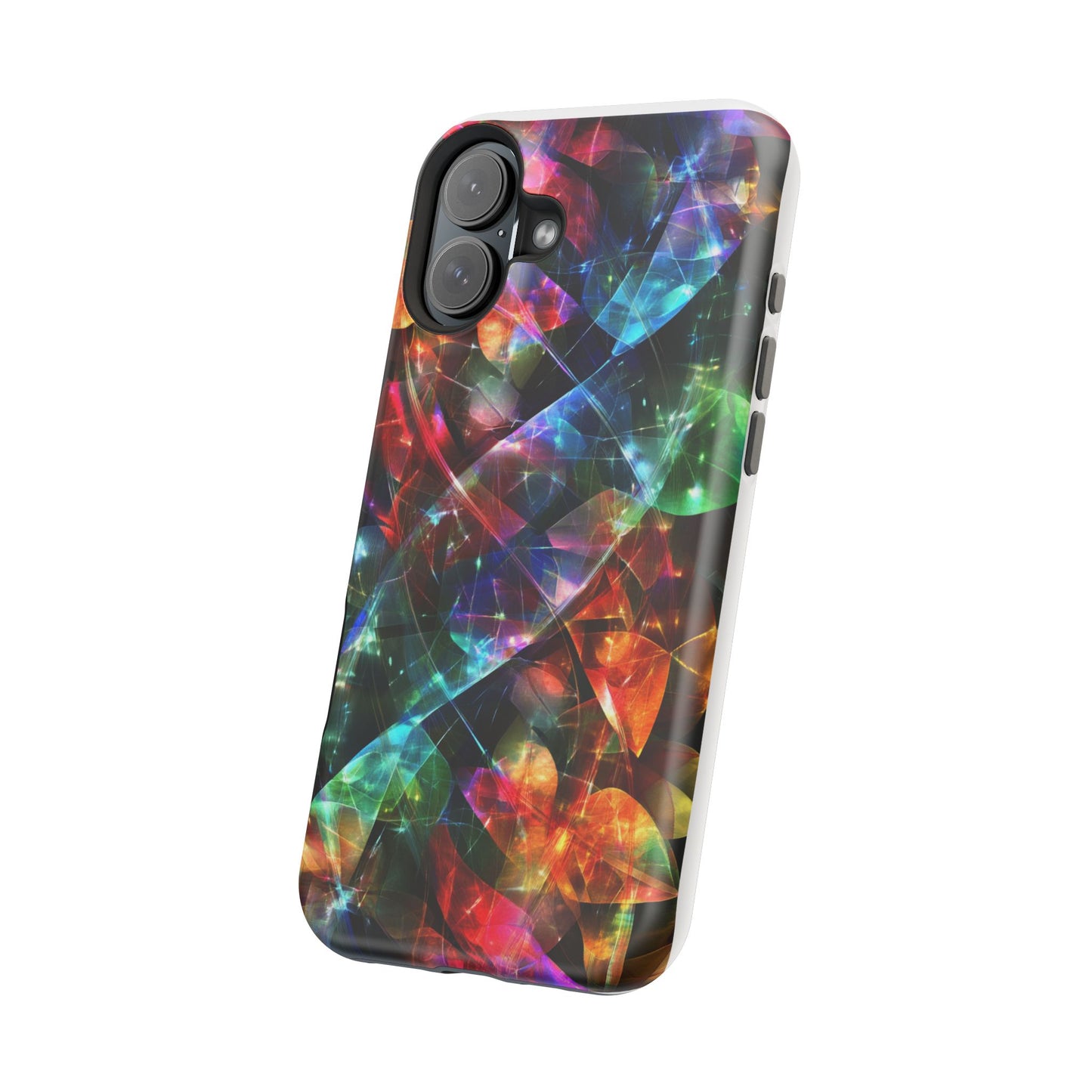iPhone Case with Neon Colors Art by Moxie-Jay