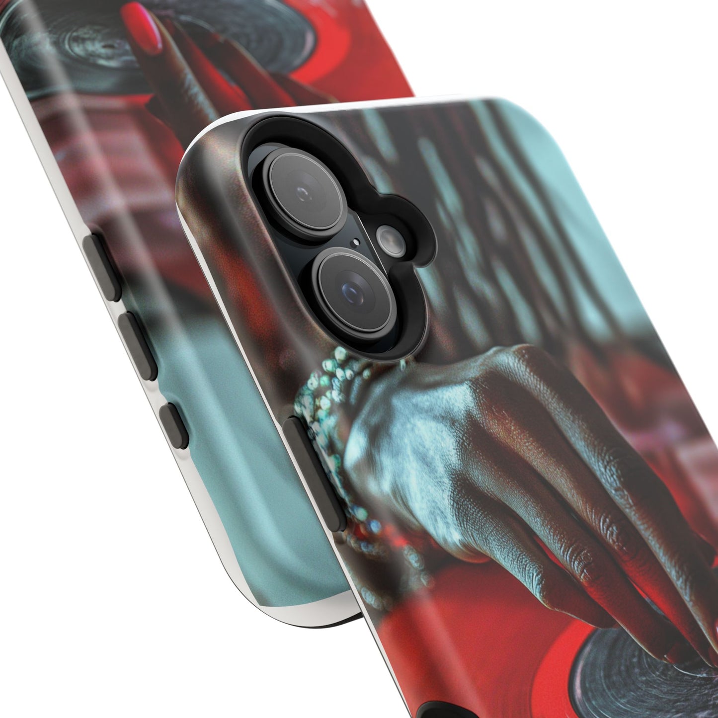 Luxurious MagSafe® Compatible iPhone Case - "Vinyl Groove" by Moxie-Jay