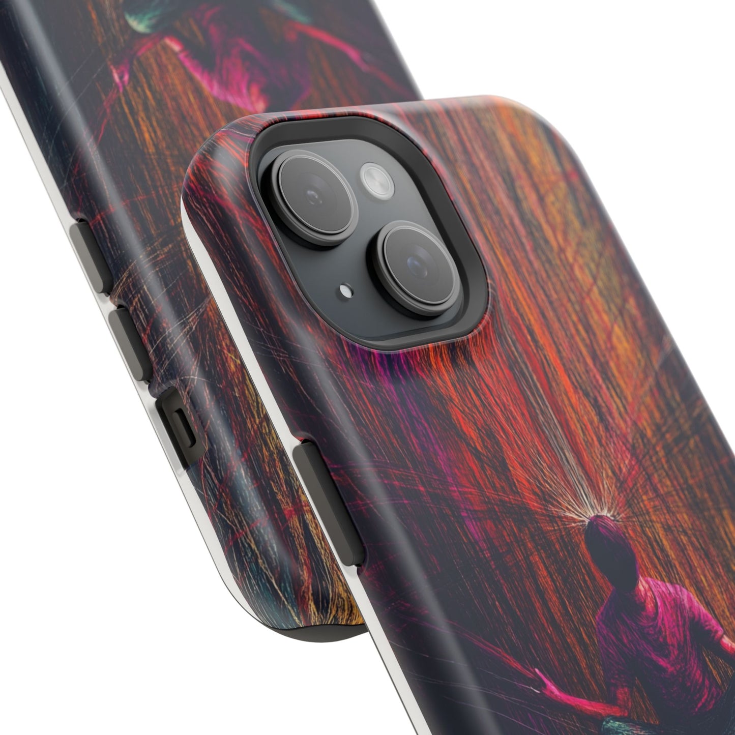 Luxurious Magnetic Wireless Charging Tough iPhone Case - "Transcendence" by Moxie-Jay