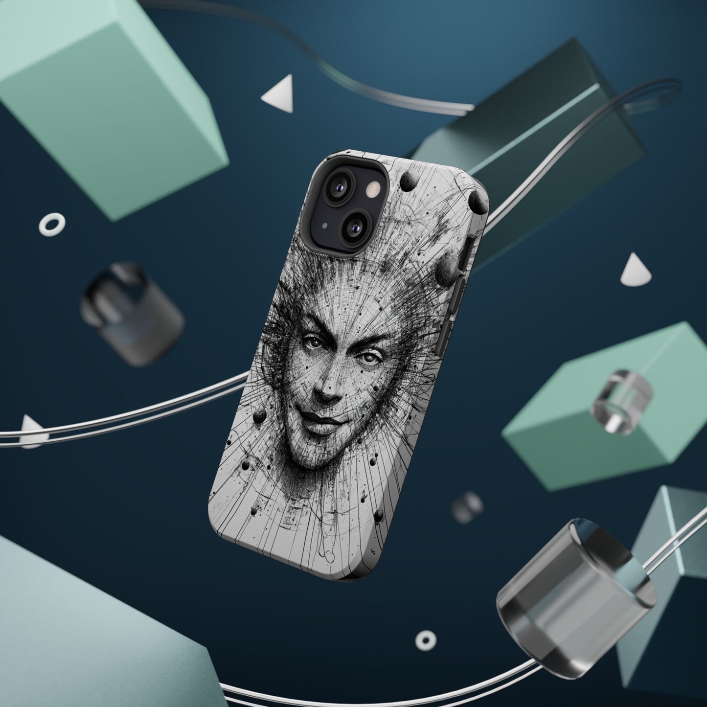 Artistic Magnetic Phone Case - Unique Design for Creative Minds