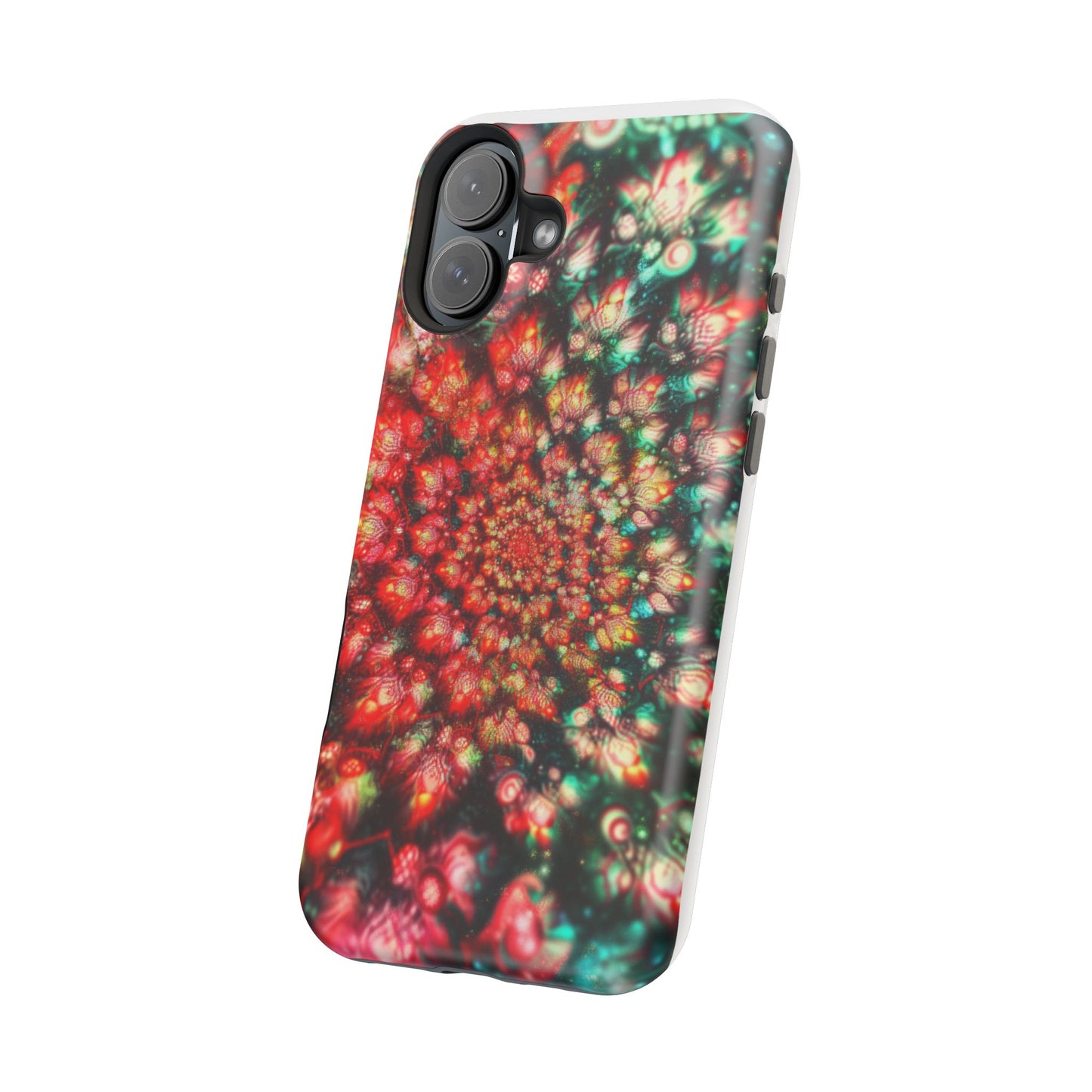 Luxurious Magnetic Wireless Charging Tough iPhone Case - "Psychedelic Dreams" by Moxie-Jay