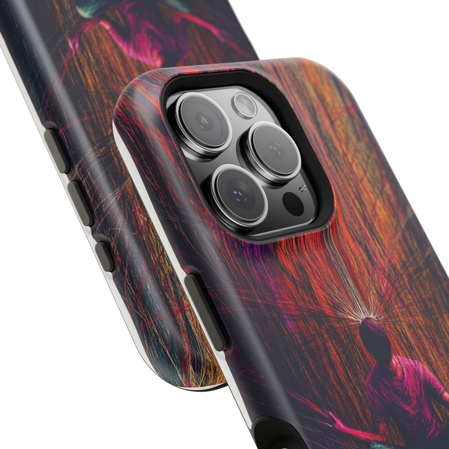 Luxurious Magnetic Wireless Charging Tough iPhone Case - "Transcendence" by Moxie-Jay