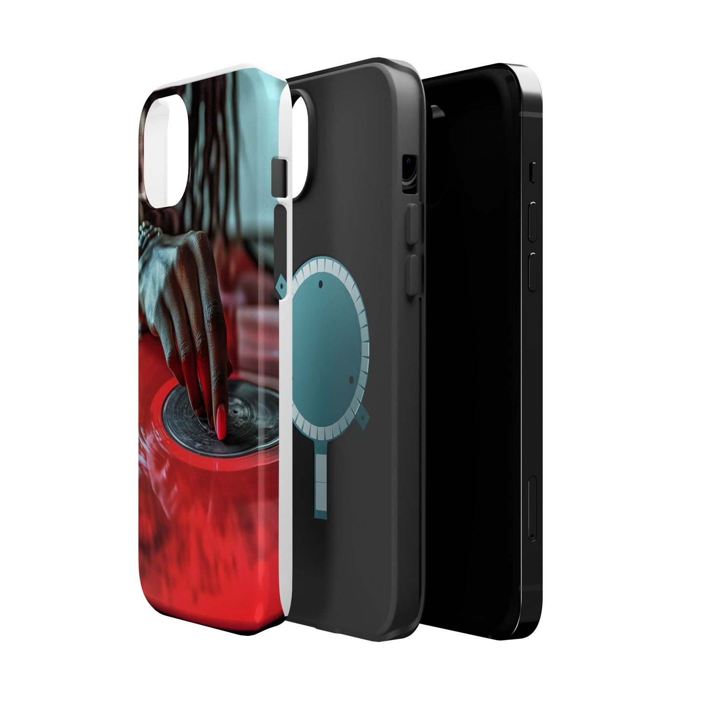 Luxurious MagSafe® Compatible iPhone Case - "Vinyl Groove" by Moxie-Jay