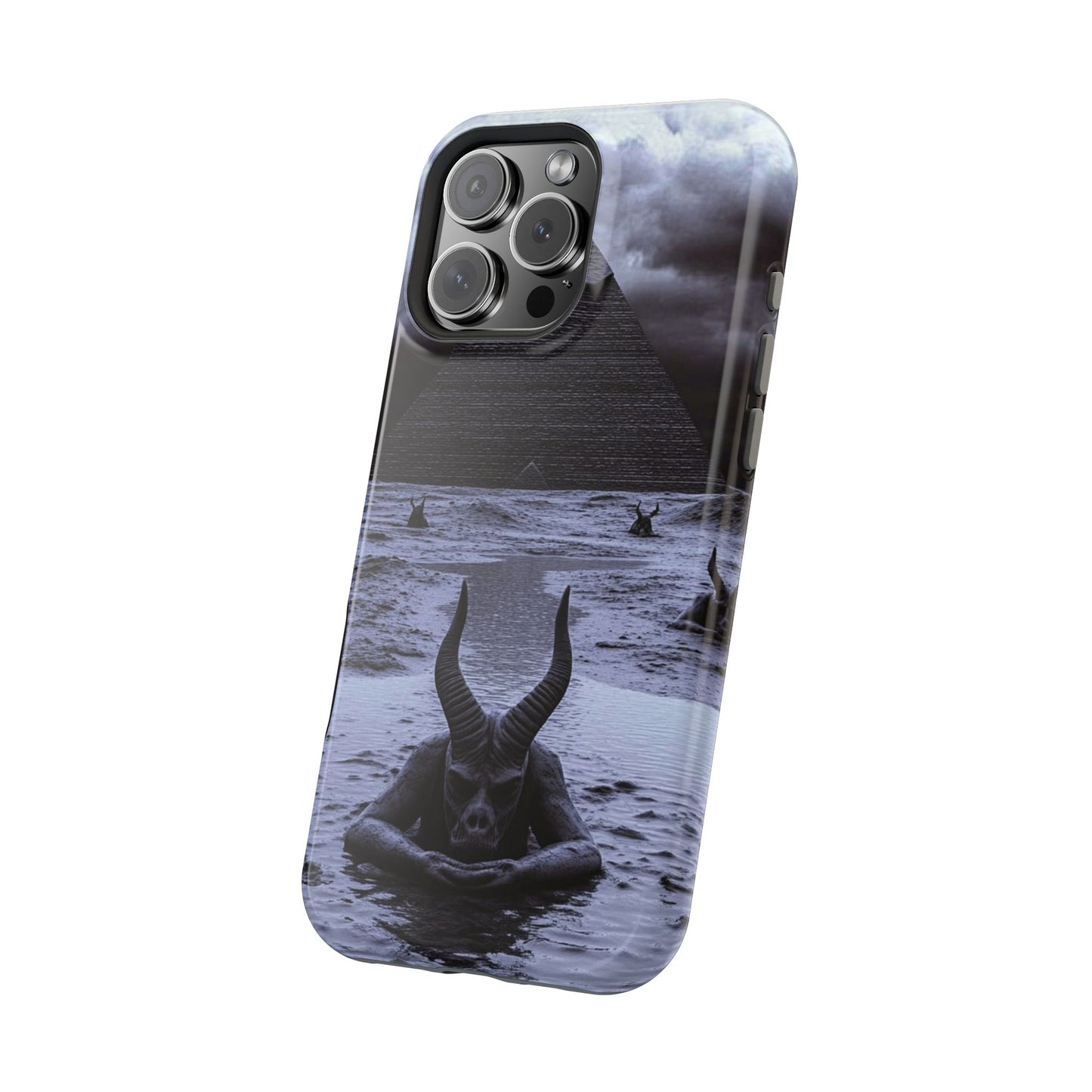 Luxurious MagSafe® Compatible iPhone Case - "Aquatic Nightmare" by Moxie-Jay