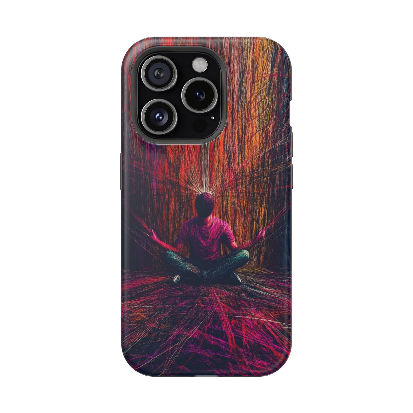 Luxurious Magnetic Wireless Charging Tough iPhone Case - "Transcendence" by Moxie-Jay