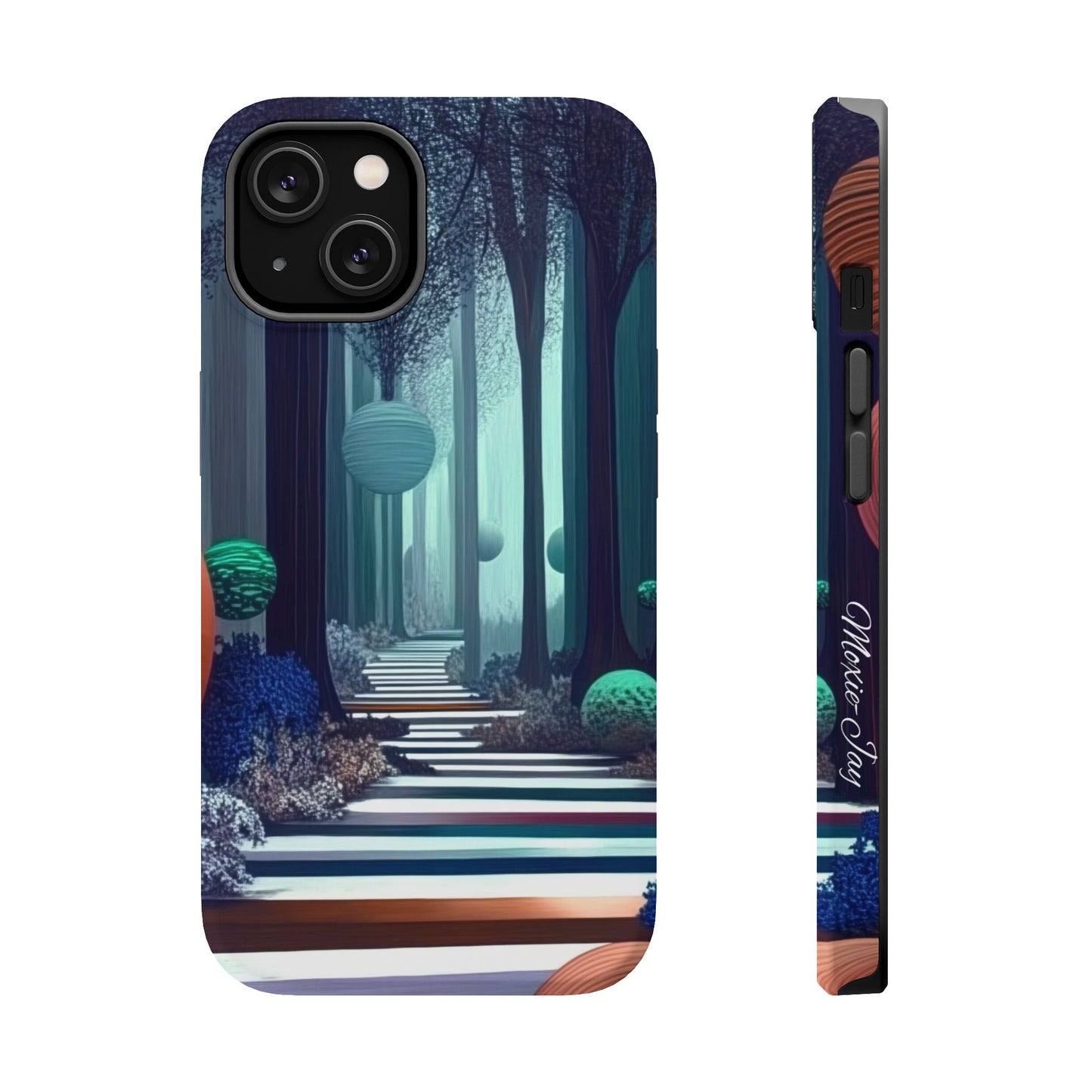 Wonderland Descent: Moxie-Jay's Magnetic iPhone Masterpiece