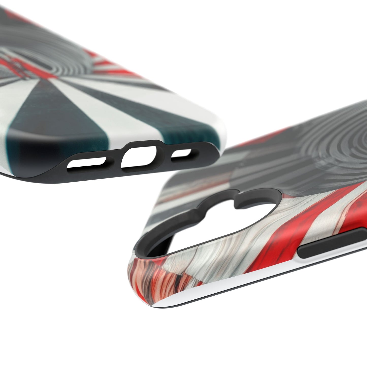 Cosmic Vortex" Luxury Magnetic Wireless Charging iPhone Case by Moxie Jay