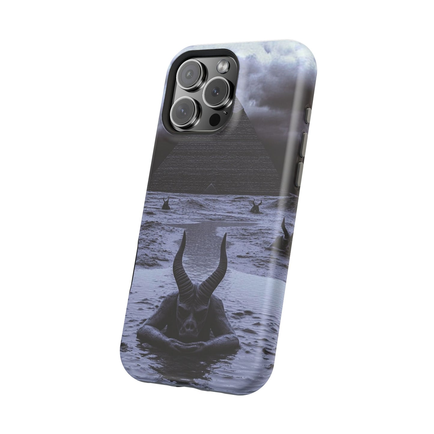 Luxurious MagSafe® Compatible iPhone Case - "Aquatic Nightmare" by Moxie-Jay
