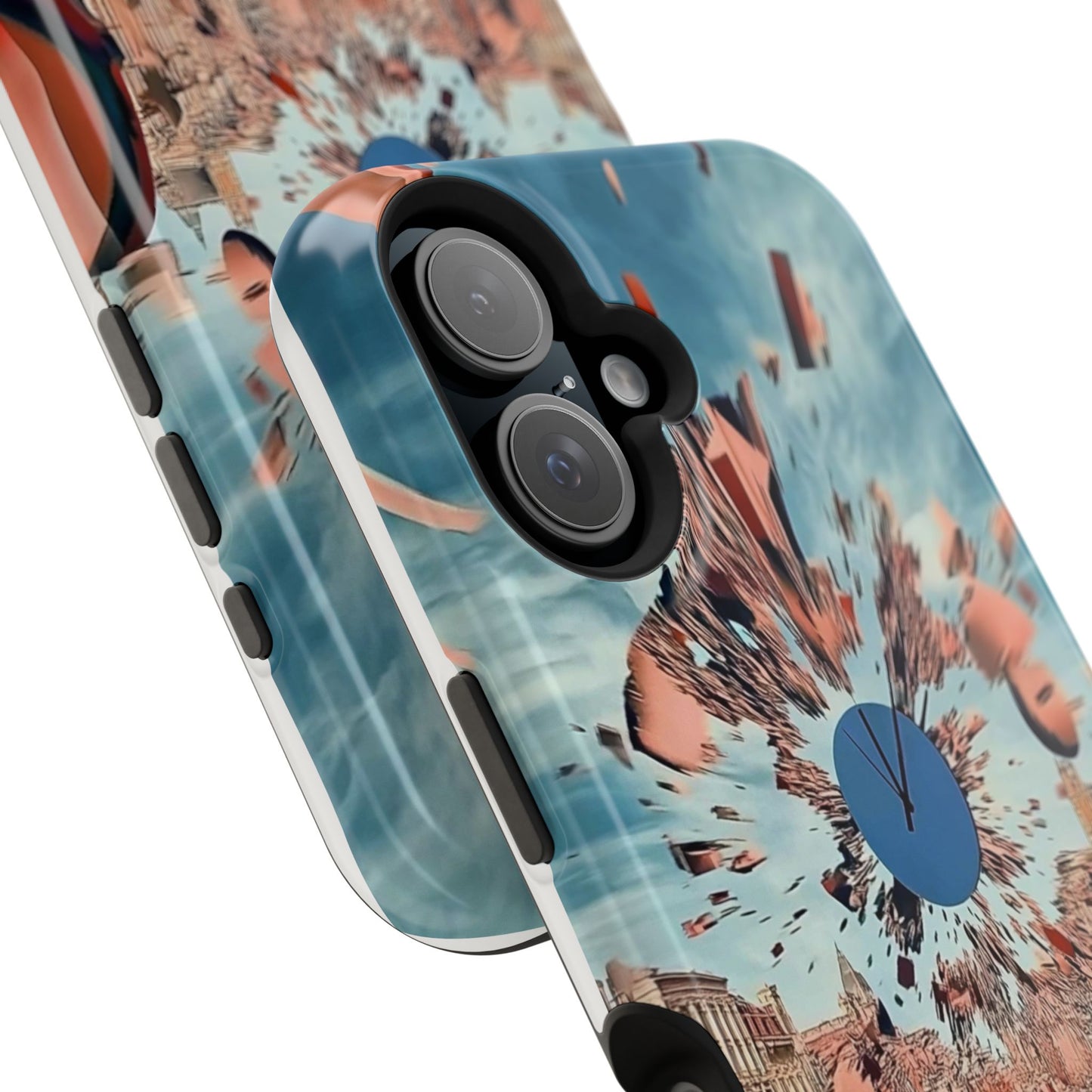 Phone Case with 'World at 10000 MPH' Art by Moxie Jay