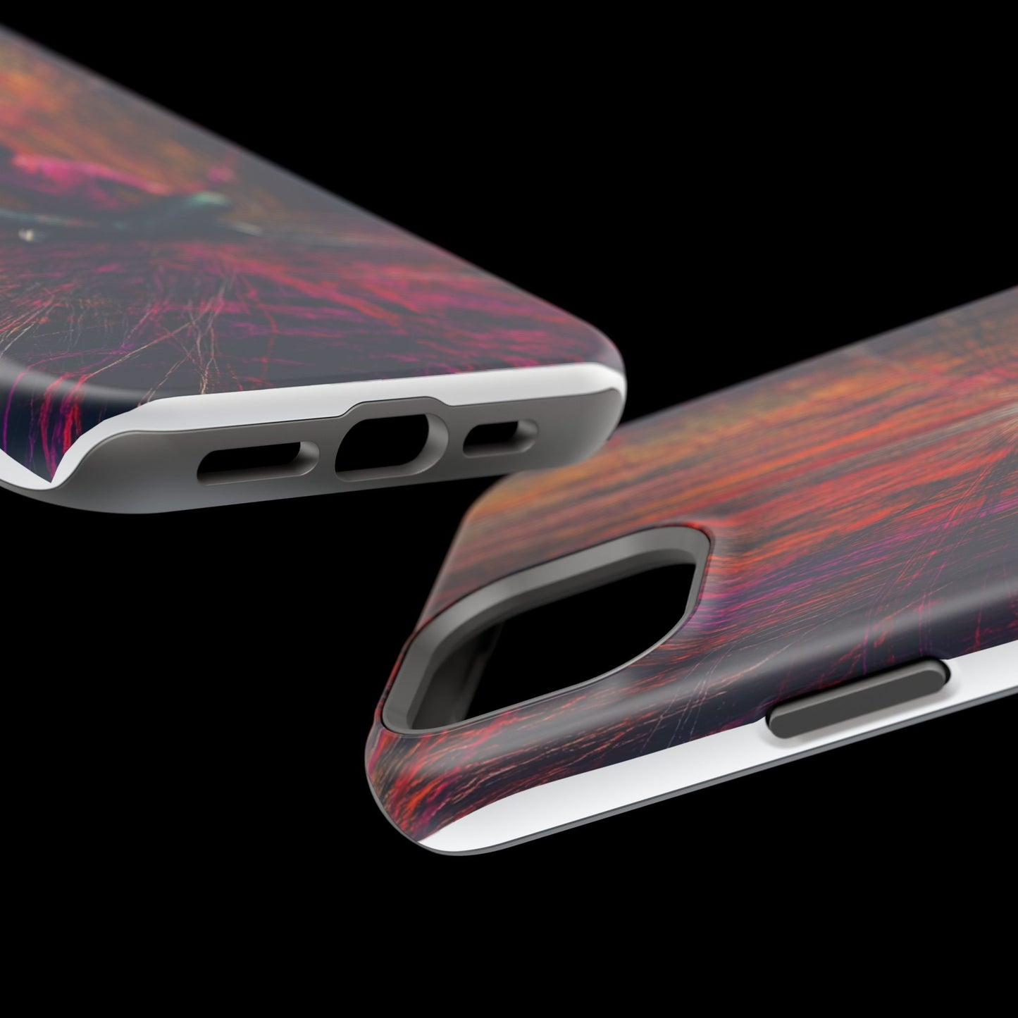 Luxurious Magnetic Wireless Charging Tough iPhone Case - "Transcendence" by Moxie-Jay