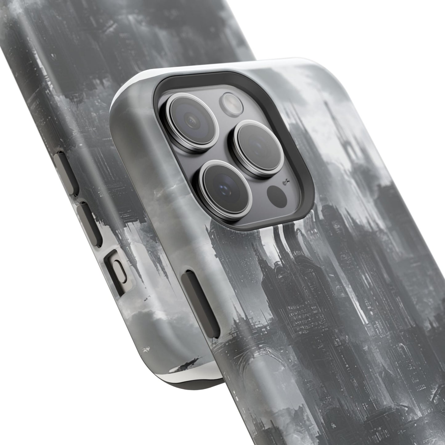 iPhone Magnetic Tough Case - Futuristic Gotham Design by Moxie Jay