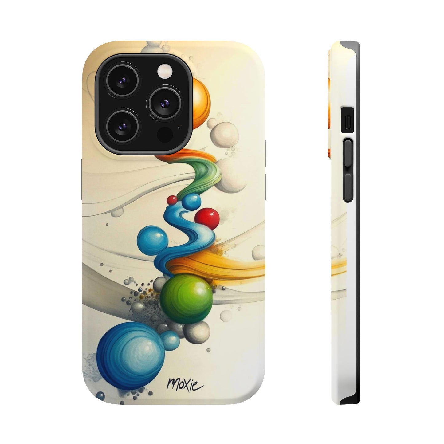 Phone Case - Abstract Balls Design by Moxie-Jay - Magnetic Tough
