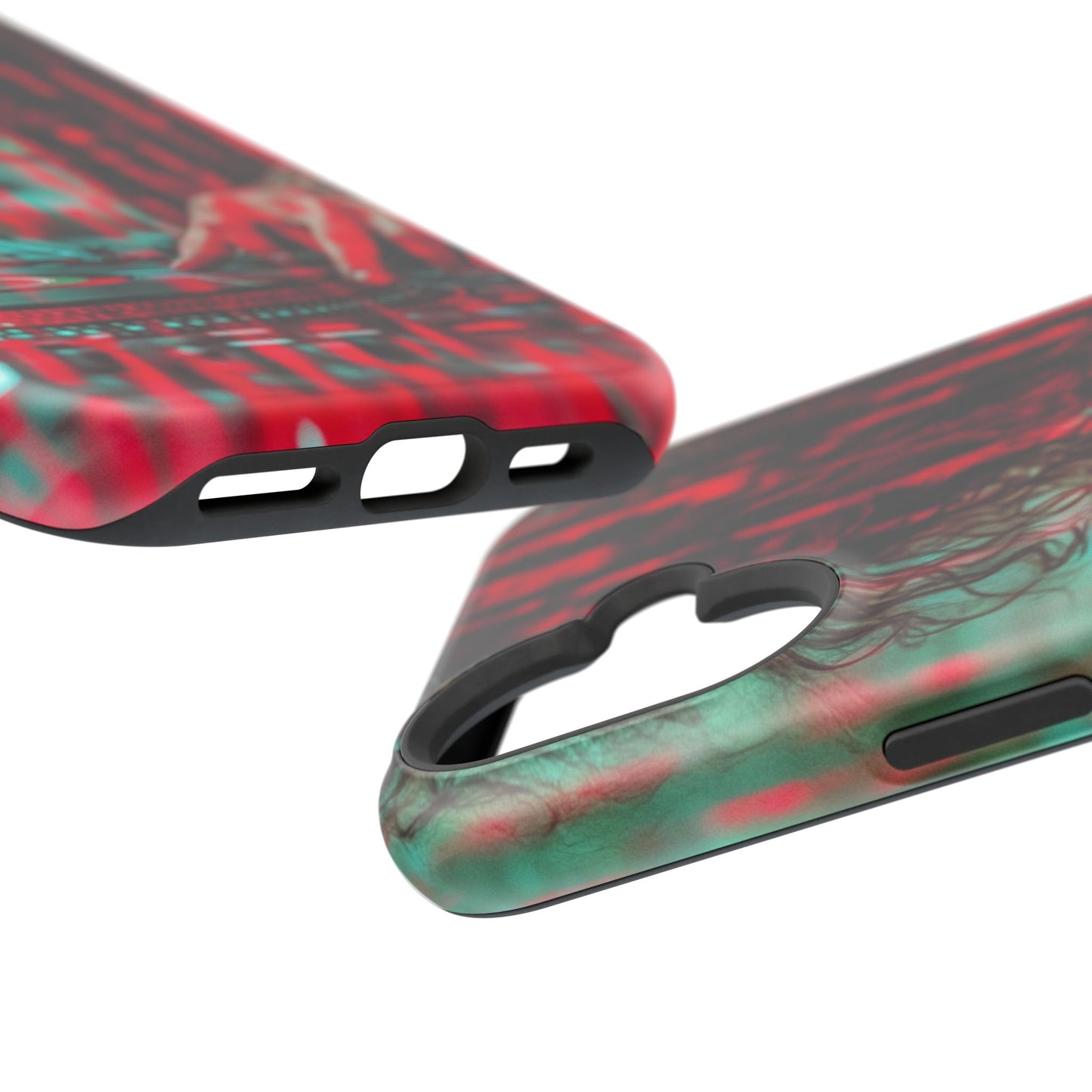 "Vinyl Virtuoso" Luxury Magnetic Wireless Charging iPhone Case by Moxie Jay