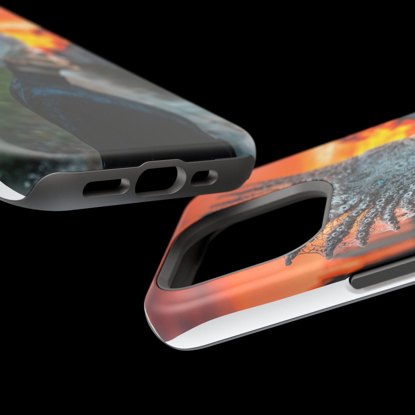 Sunset Goddess" Magnetic Wireless Charging iPhone Case by Moxie Jay