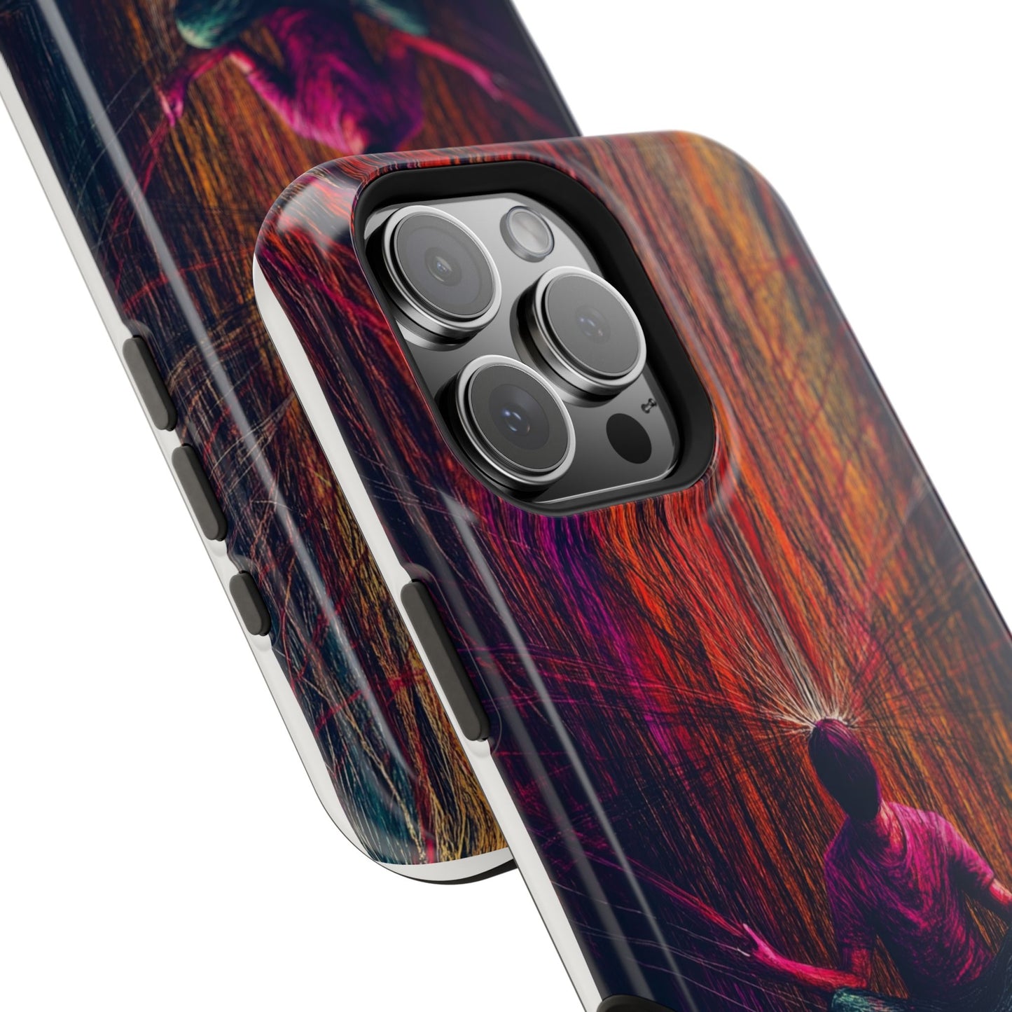 Luxurious Magnetic Wireless Charging Tough iPhone Case - "Transcendence" by Moxie-Jay