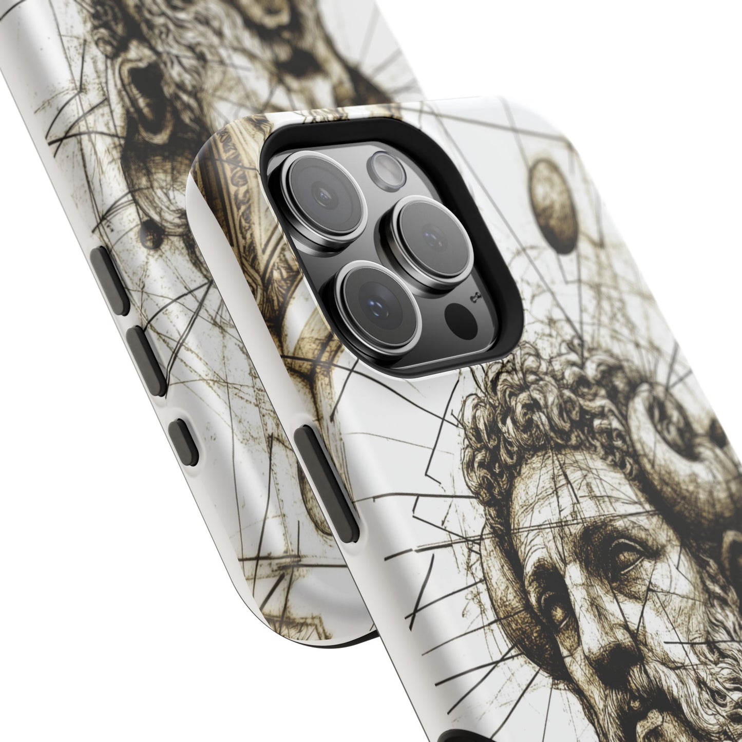 Stylish Magnetic Tough Cases - Greek God Design, Perfect for Gift Giving