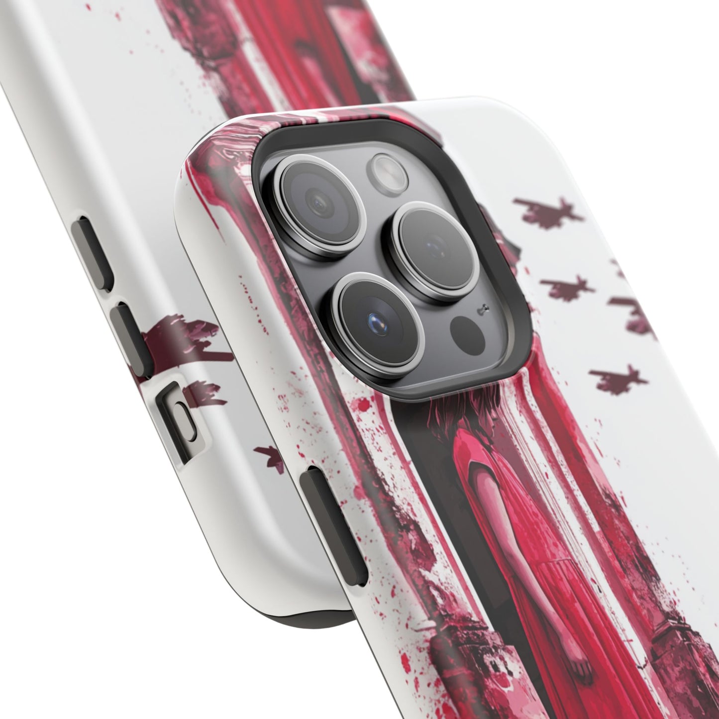 Luxurious MagSafe® Compatible iPhone Case - "Resilience in Ruins" by Moxie-Jay