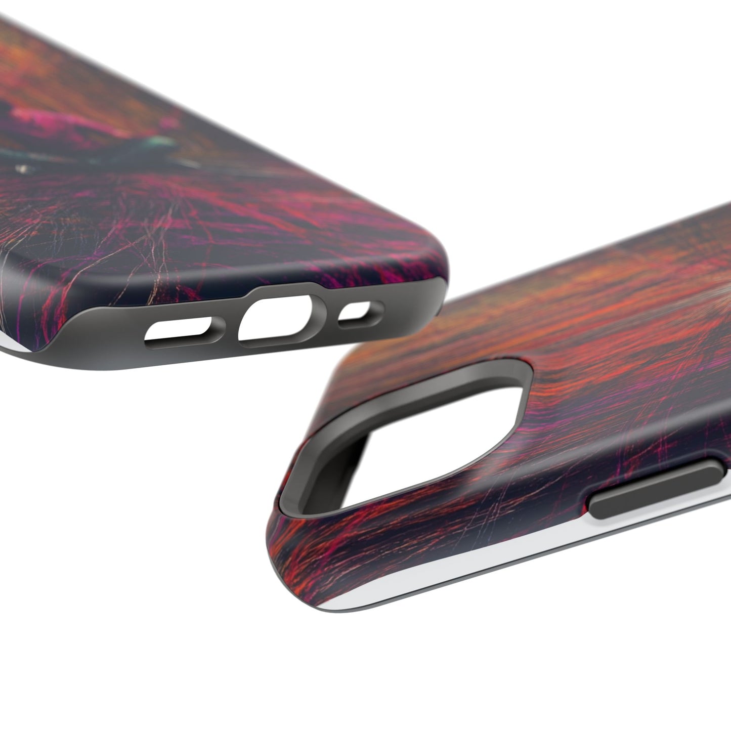 Luxurious Magnetic Wireless Charging Tough iPhone Case - "Transcendence" by Moxie-Jay