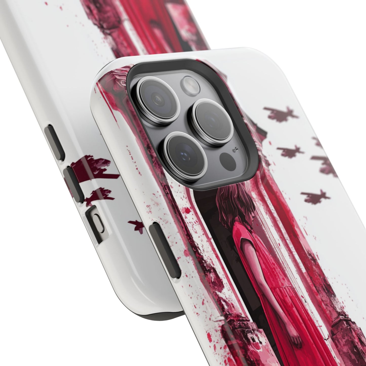 Luxurious MagSafe® Compatible iPhone Case - "Resilience in Ruins" by Moxie-Jay