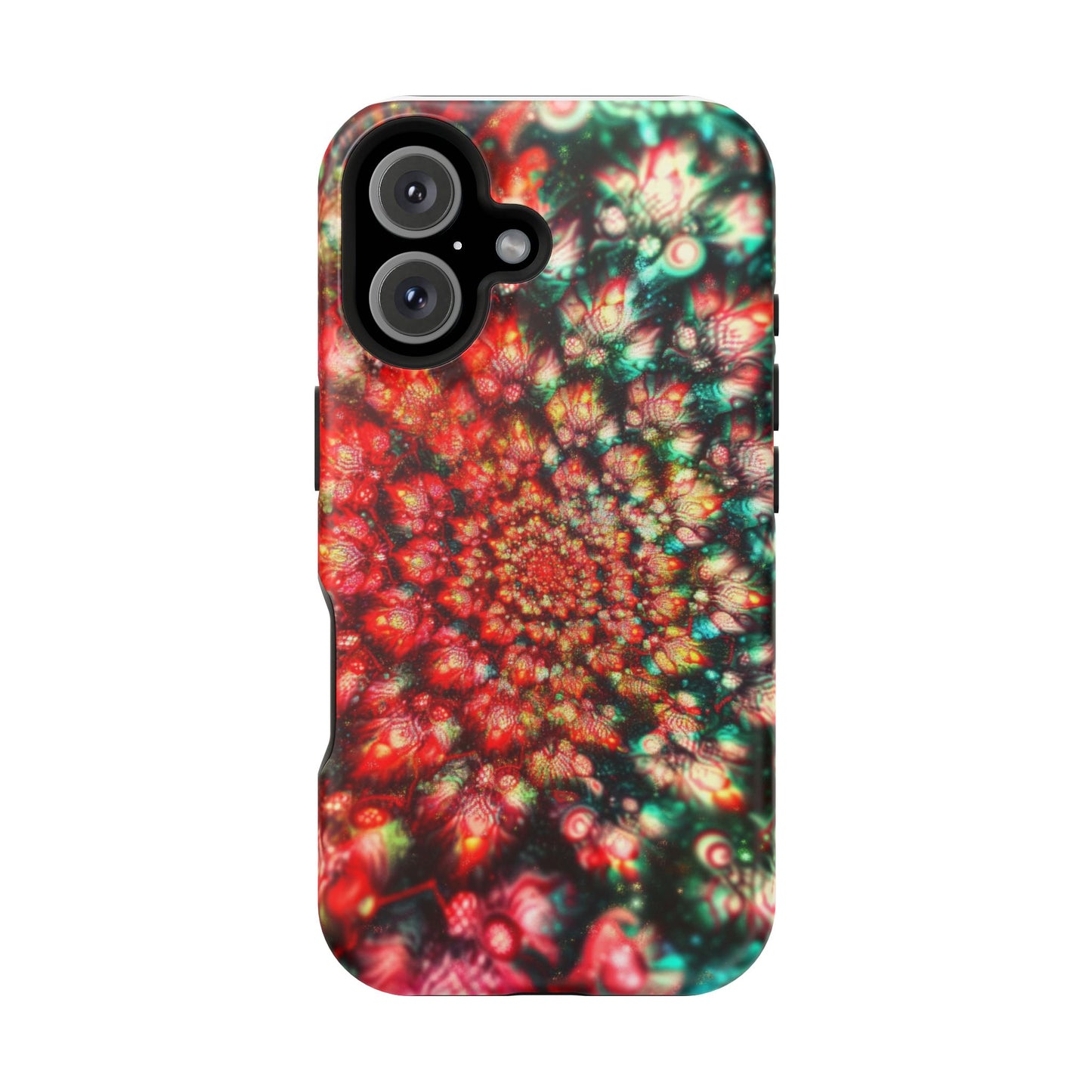 Luxurious Magnetic Wireless Charging Tough iPhone Case - "Psychedelic Dreams" by Moxie-Jay