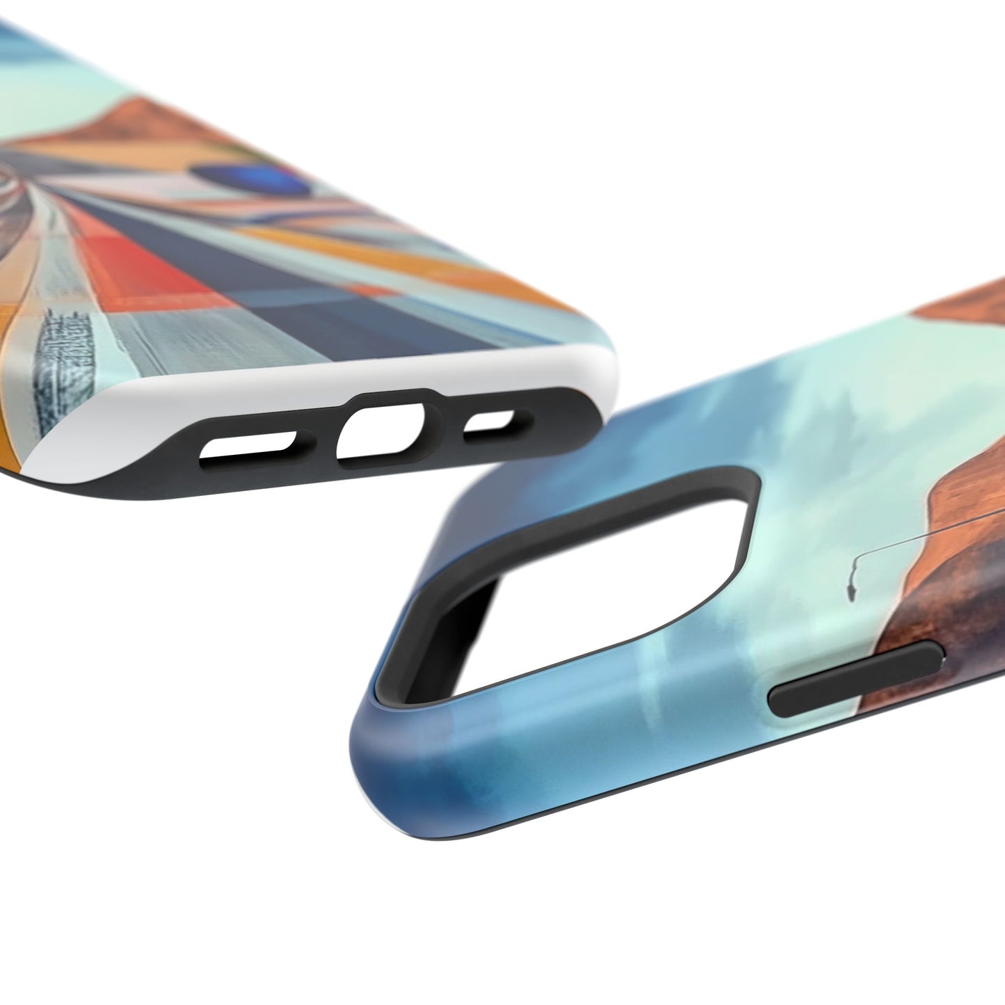 Magnetic Tough Cases - Vibrant Landscape Design, Orange County Artist Moxie Jay