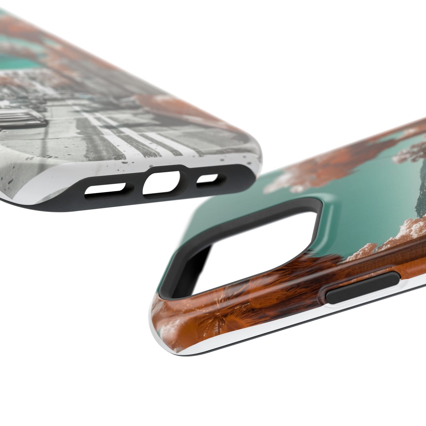 "San Clemente Memories" Luxury Magnetic Wireless Charging iPhone Case by Moxie Jay