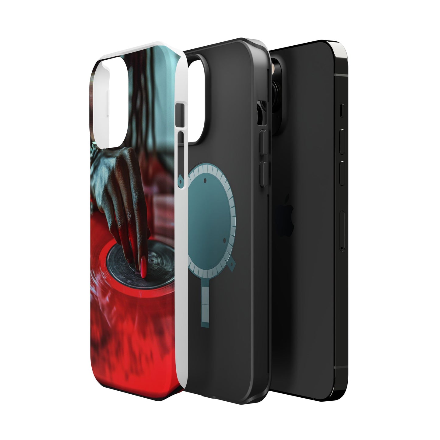 Luxurious MagSafe® Compatible iPhone Case - "Vinyl Groove" by Moxie-Jay
