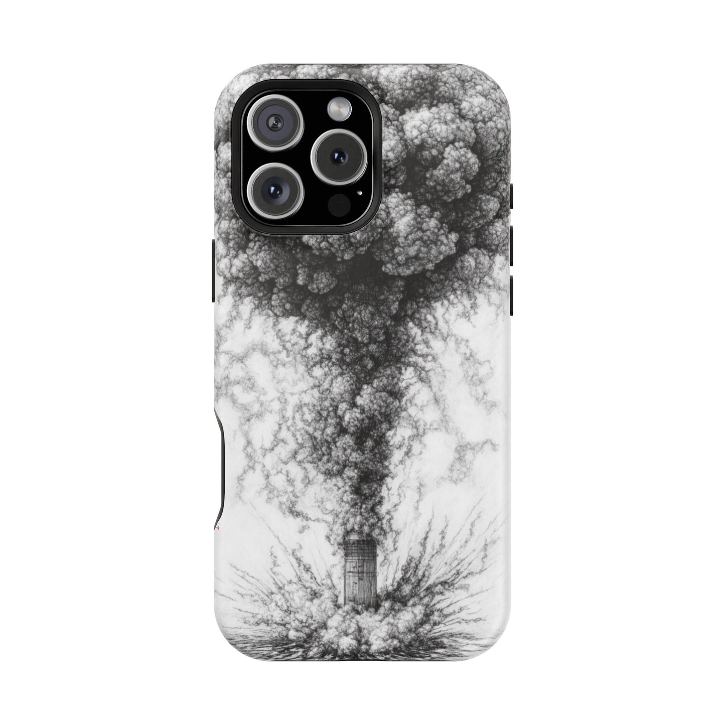 Artistic Magnetic Tough Case - Abstract Smoke Design