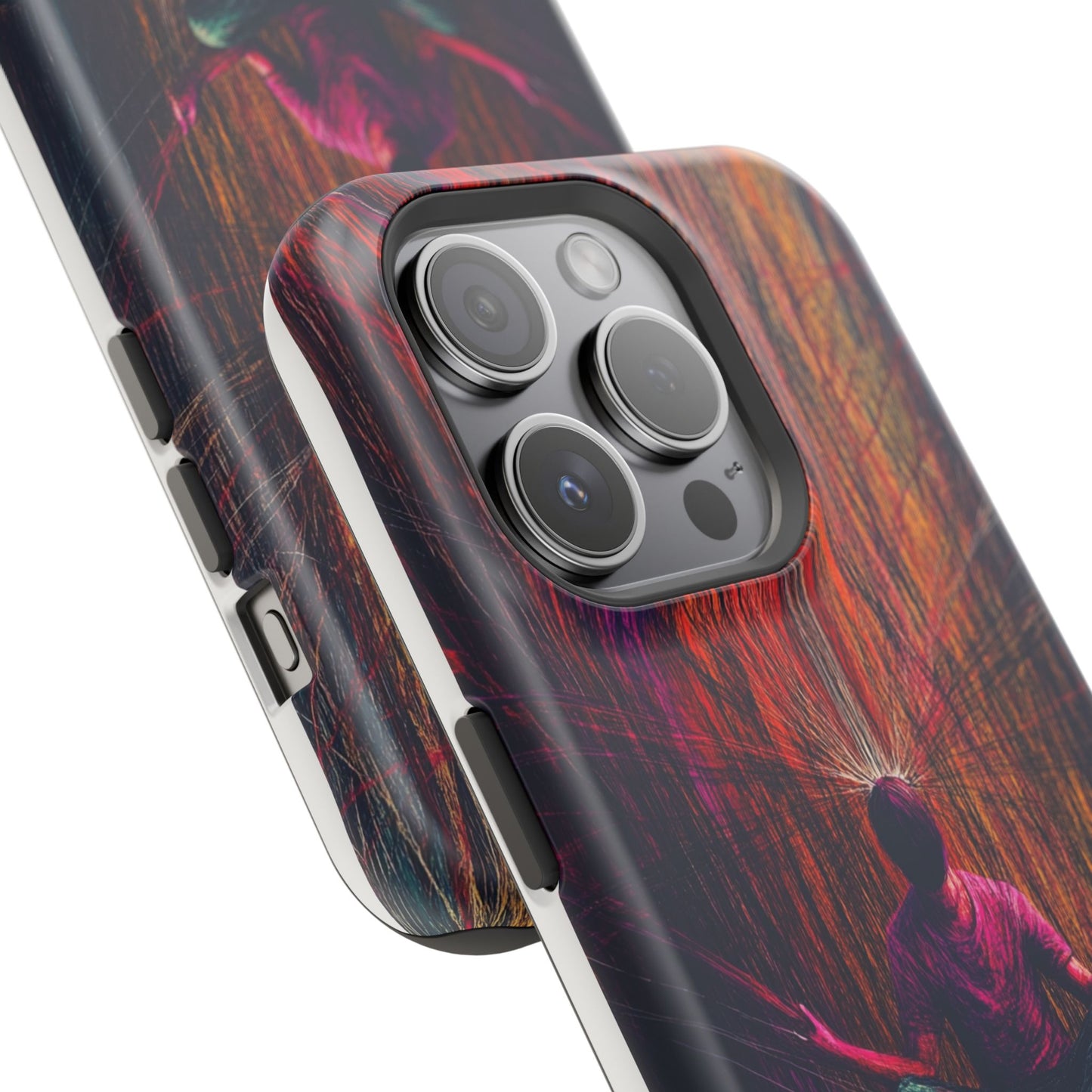 Luxurious Magnetic Wireless Charging Tough iPhone Case - "Transcendence" by Moxie-Jay