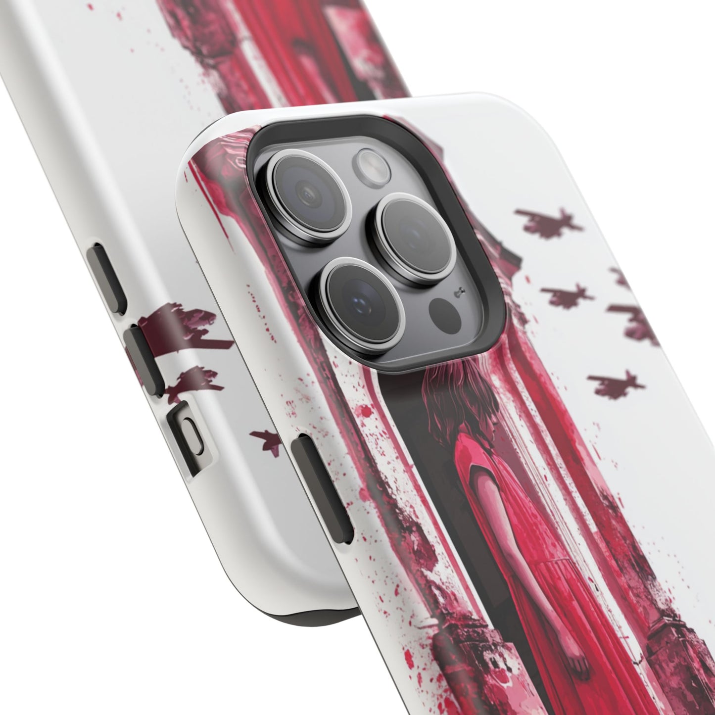 Luxurious MagSafe® Compatible iPhone Case - "Resilience in Ruins" by Moxie-Jay