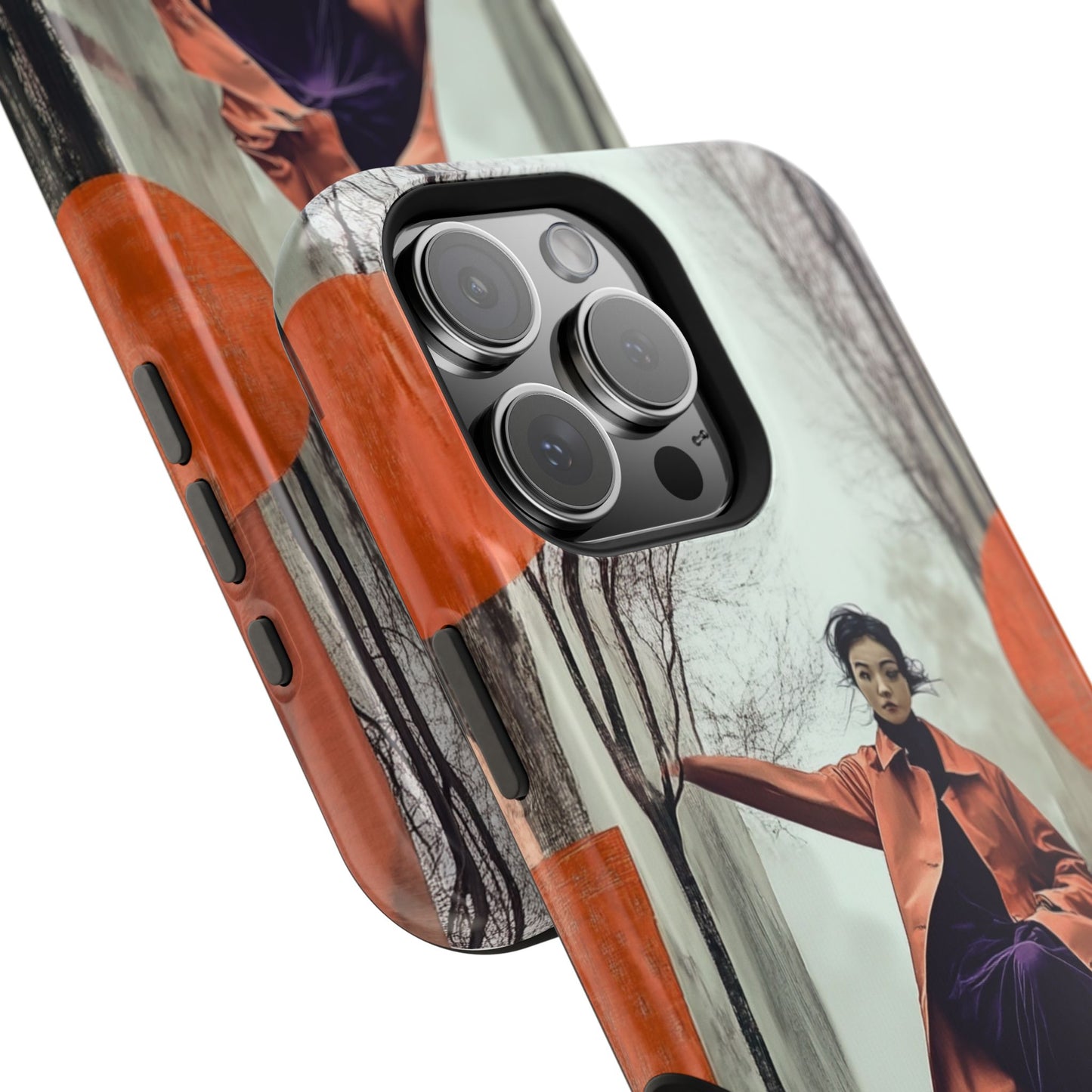 Tough iPhone Case - 'Floating Grace' Abstract Art