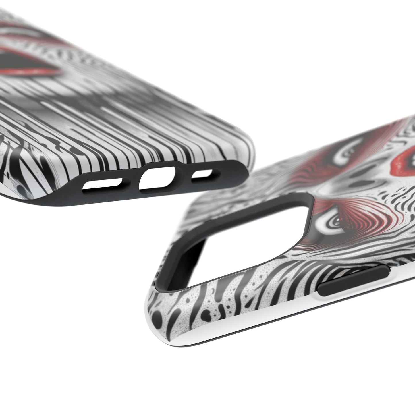 "Punk Meltdown" Luxury Magnetic Wireless Charging iPhone Case by Moxie Jay